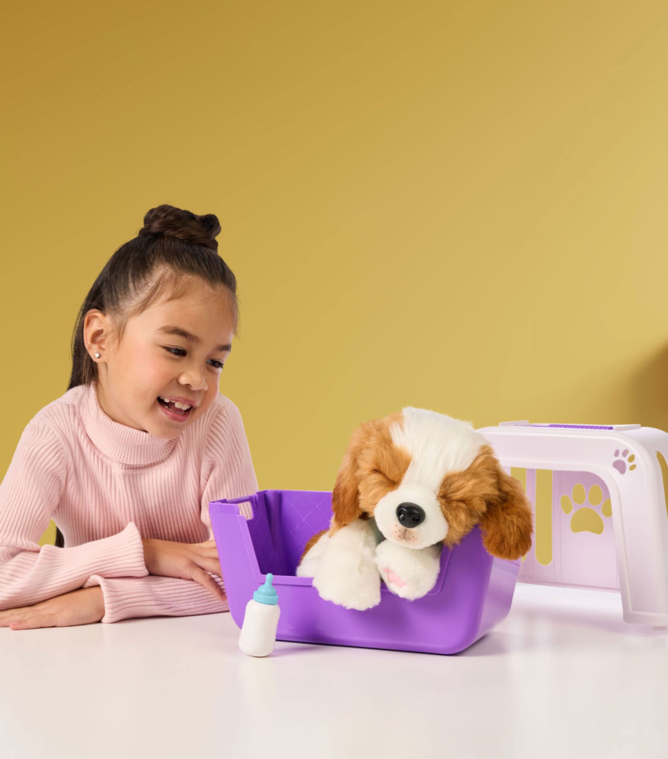 Perrito de peluche interactivo