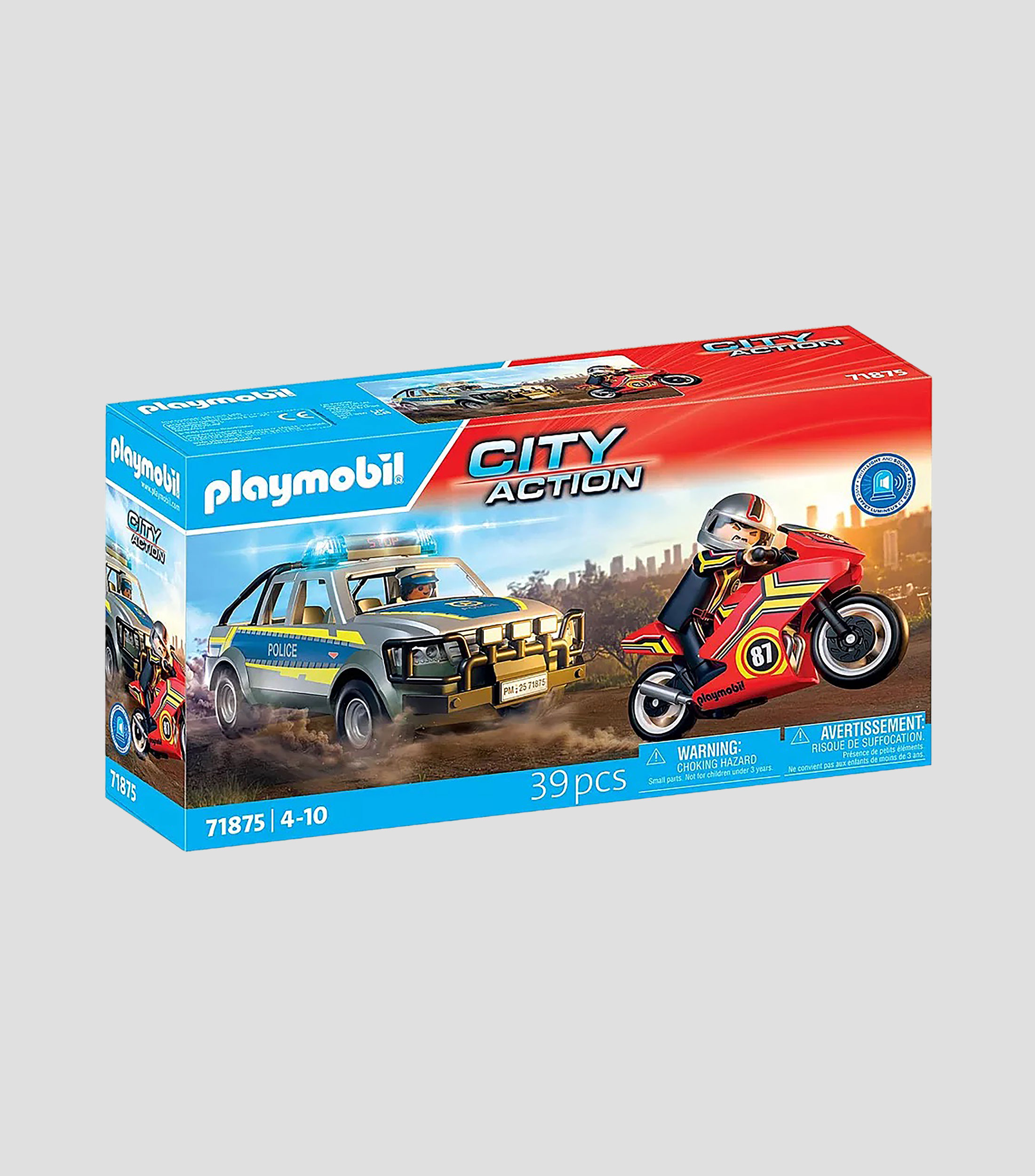 Playset Pick up persecución policial