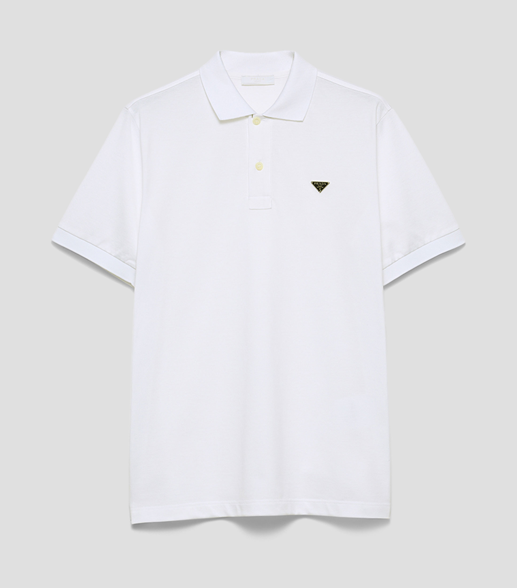 Playera tipo polo con manga corta lisa Hombre