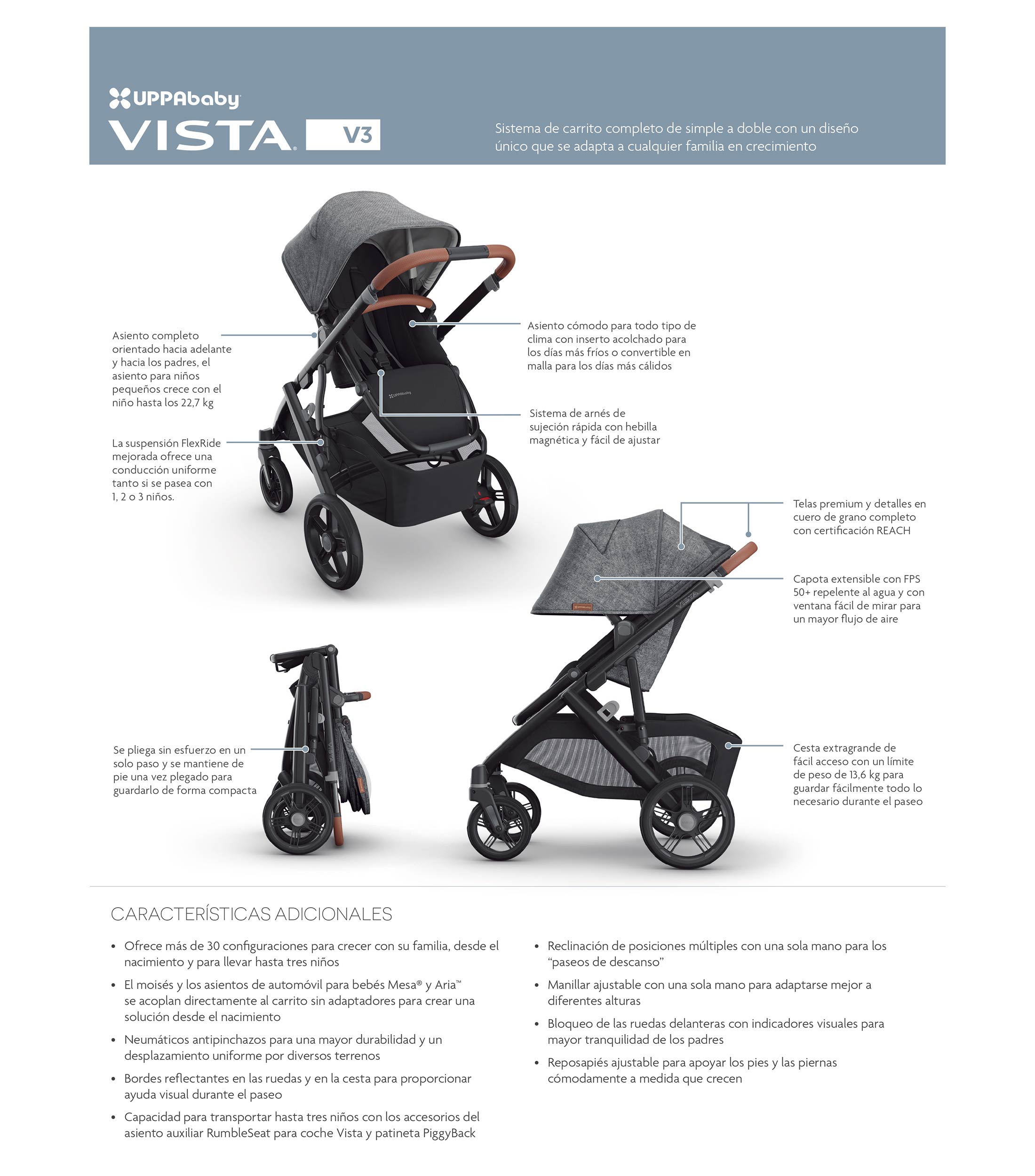 Carriola Vista V3 Jake