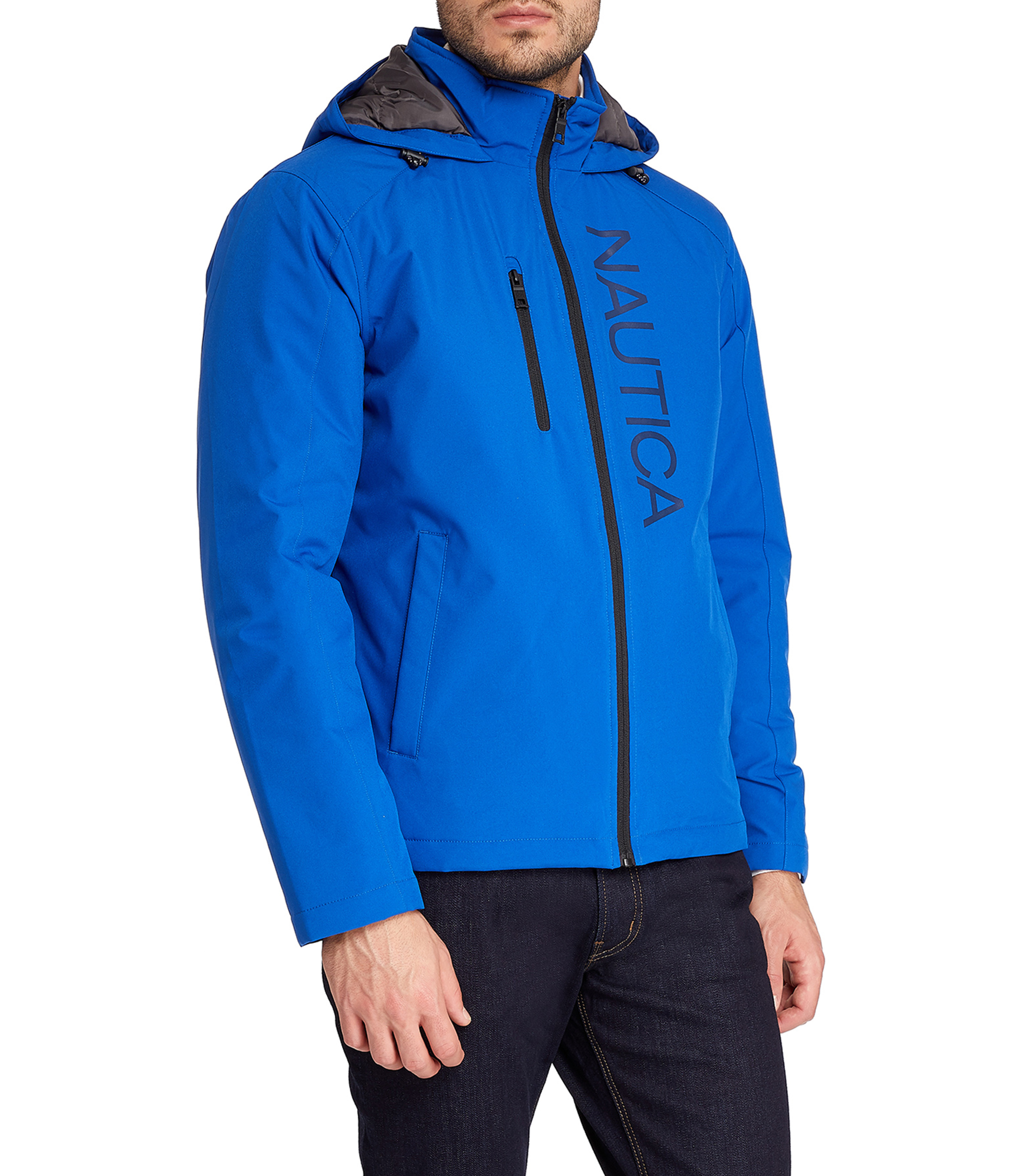 Chamarra nautica azul Clearance