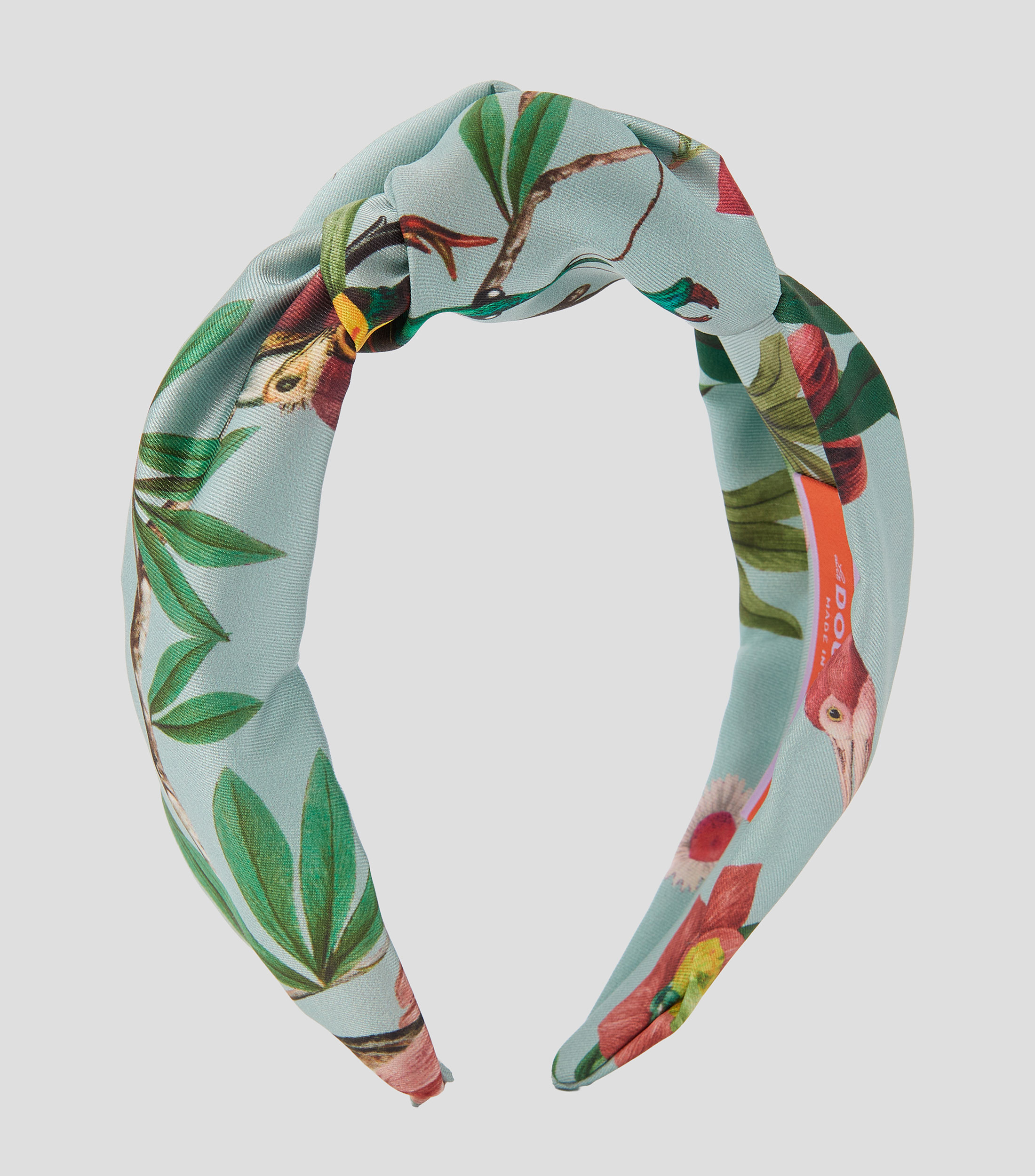 Diadema para el cabello multicolor estampada Love Knot Mujer