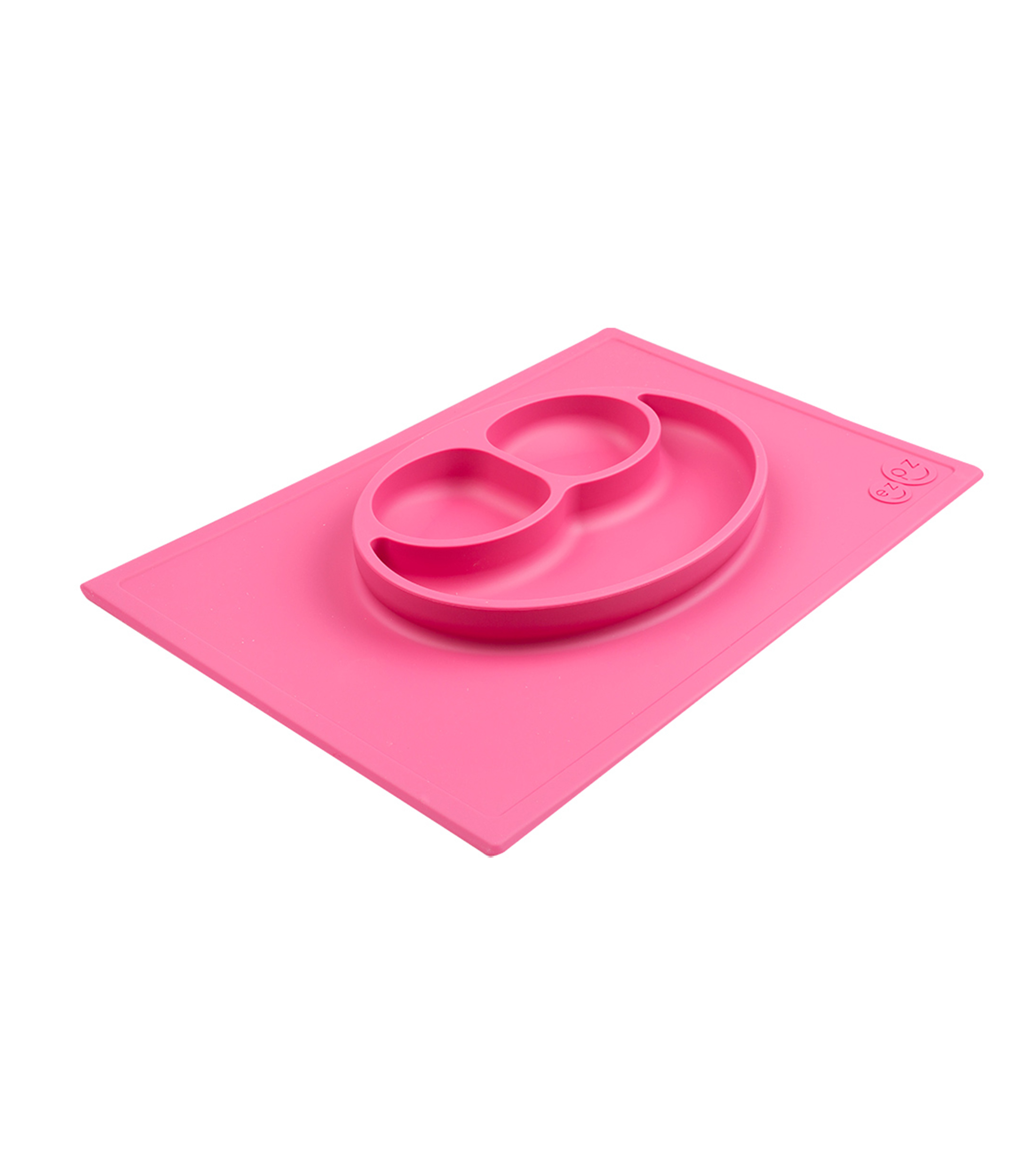 Plato Adherible Happy Mat Rosa