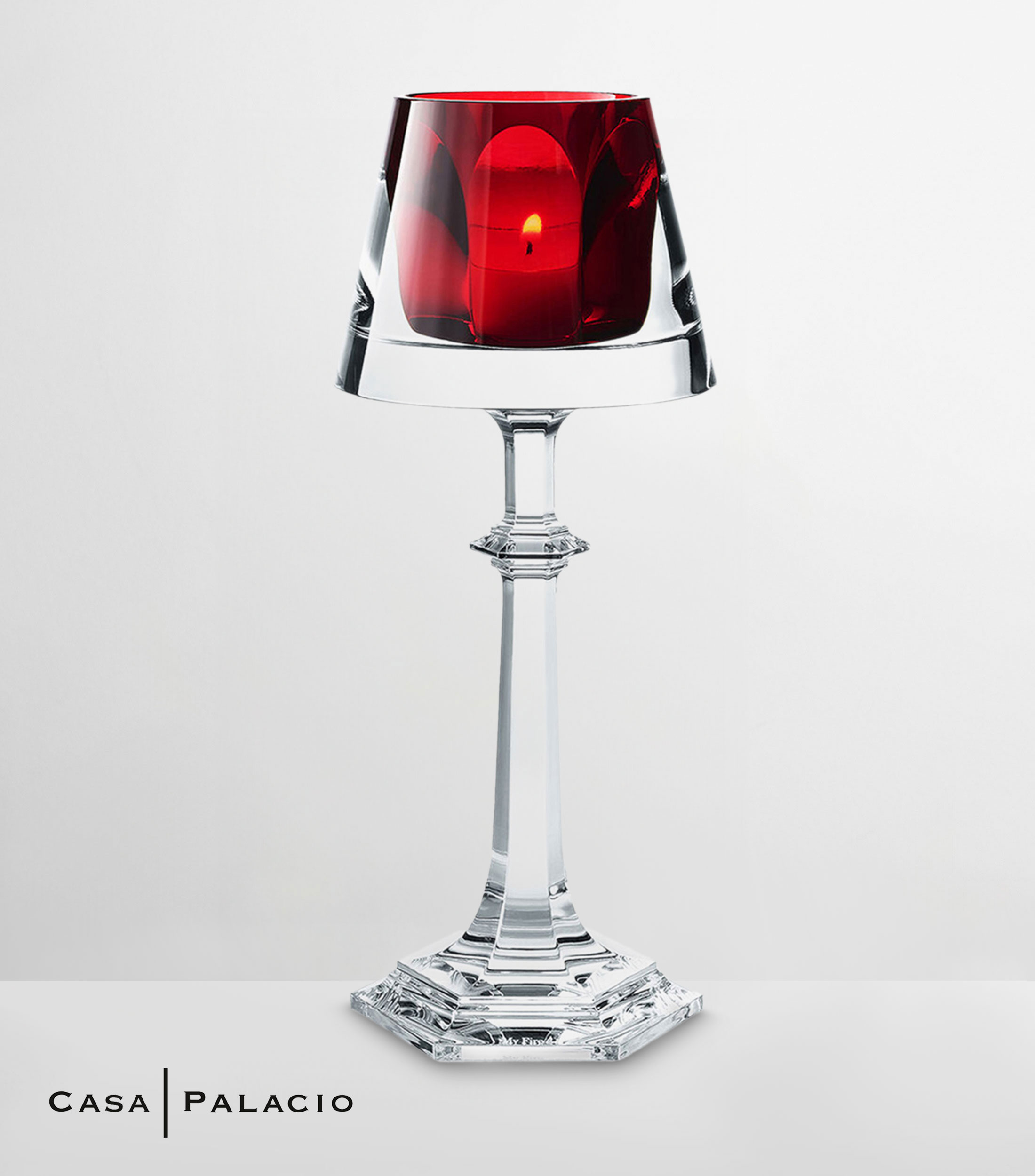Candelabro Harcourt My Fire en cristal