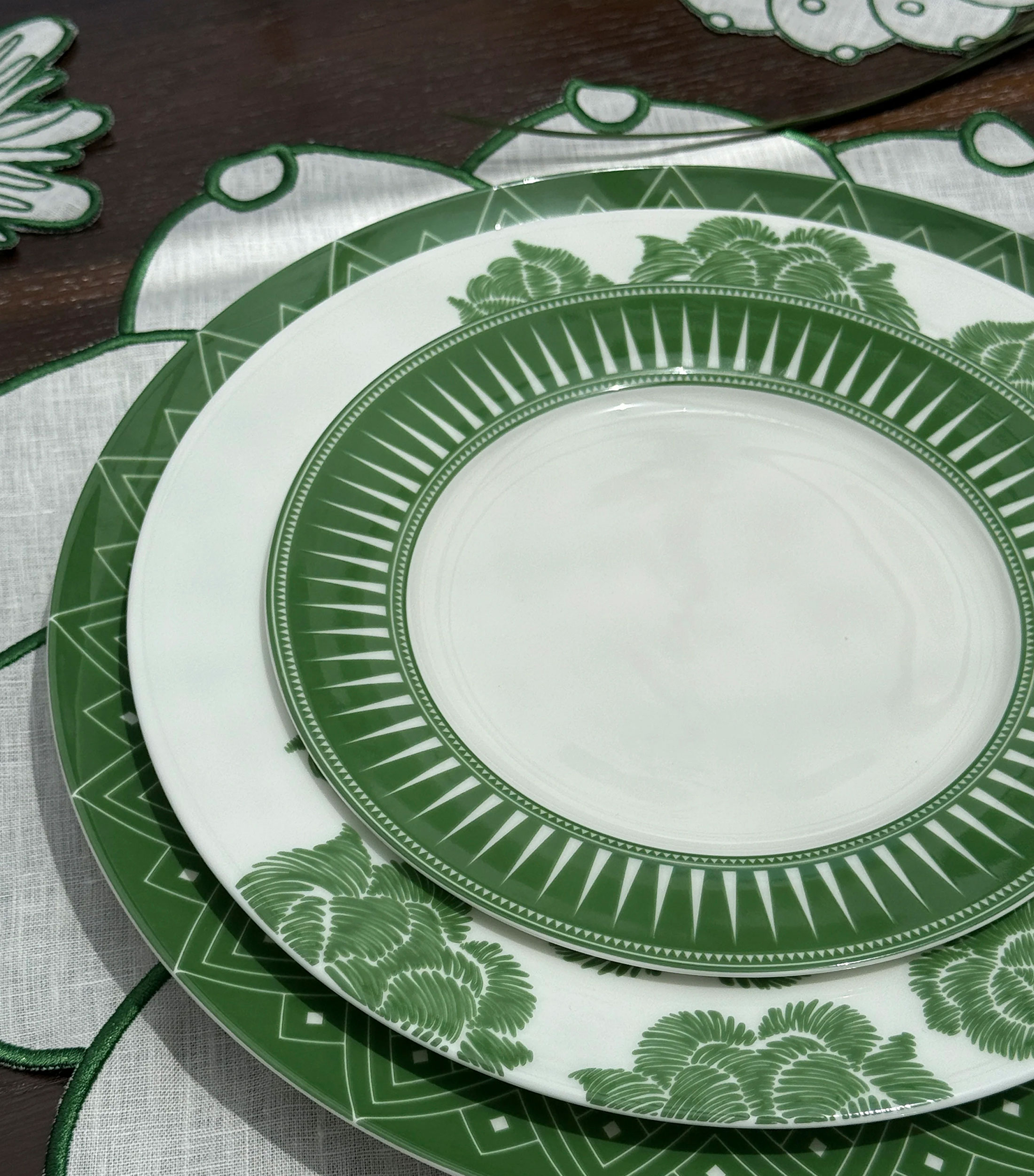 Set de 4 ensaladeras Identidad Verde