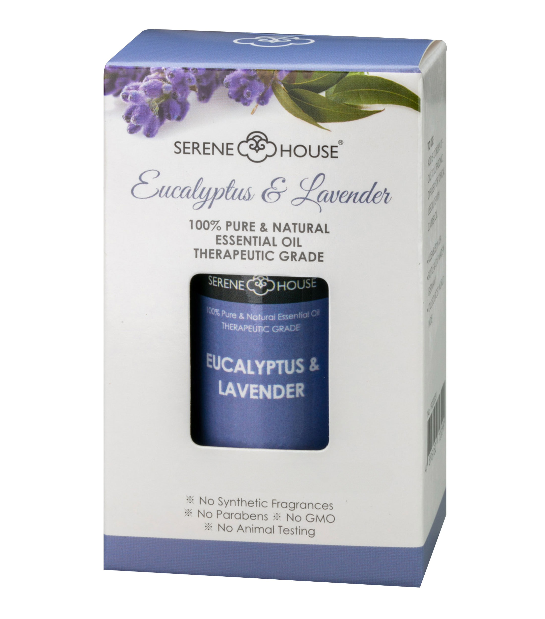 Aceite esencial para difusor de aromas 100% natural de Eucalipto y Lavanda, 15 ml