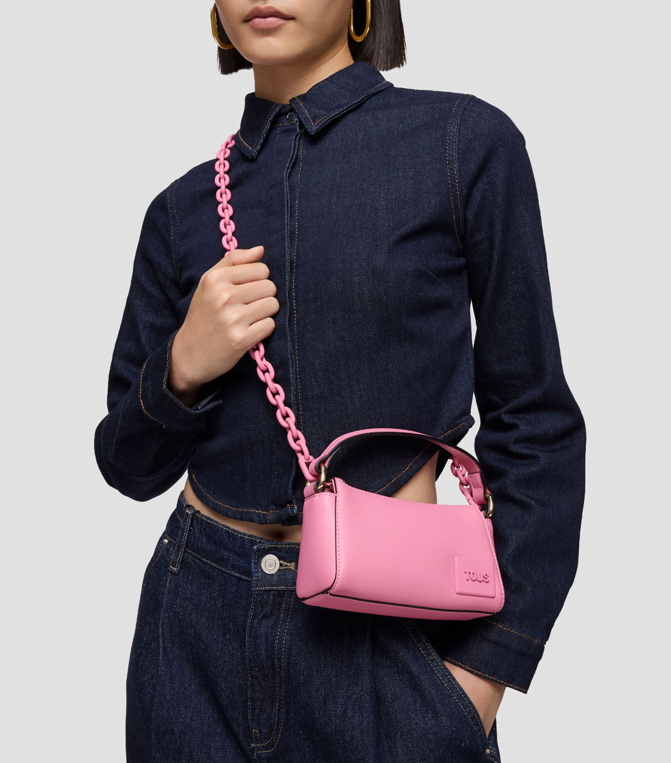 Bolsa Crossbody Amanda con logo Mujer