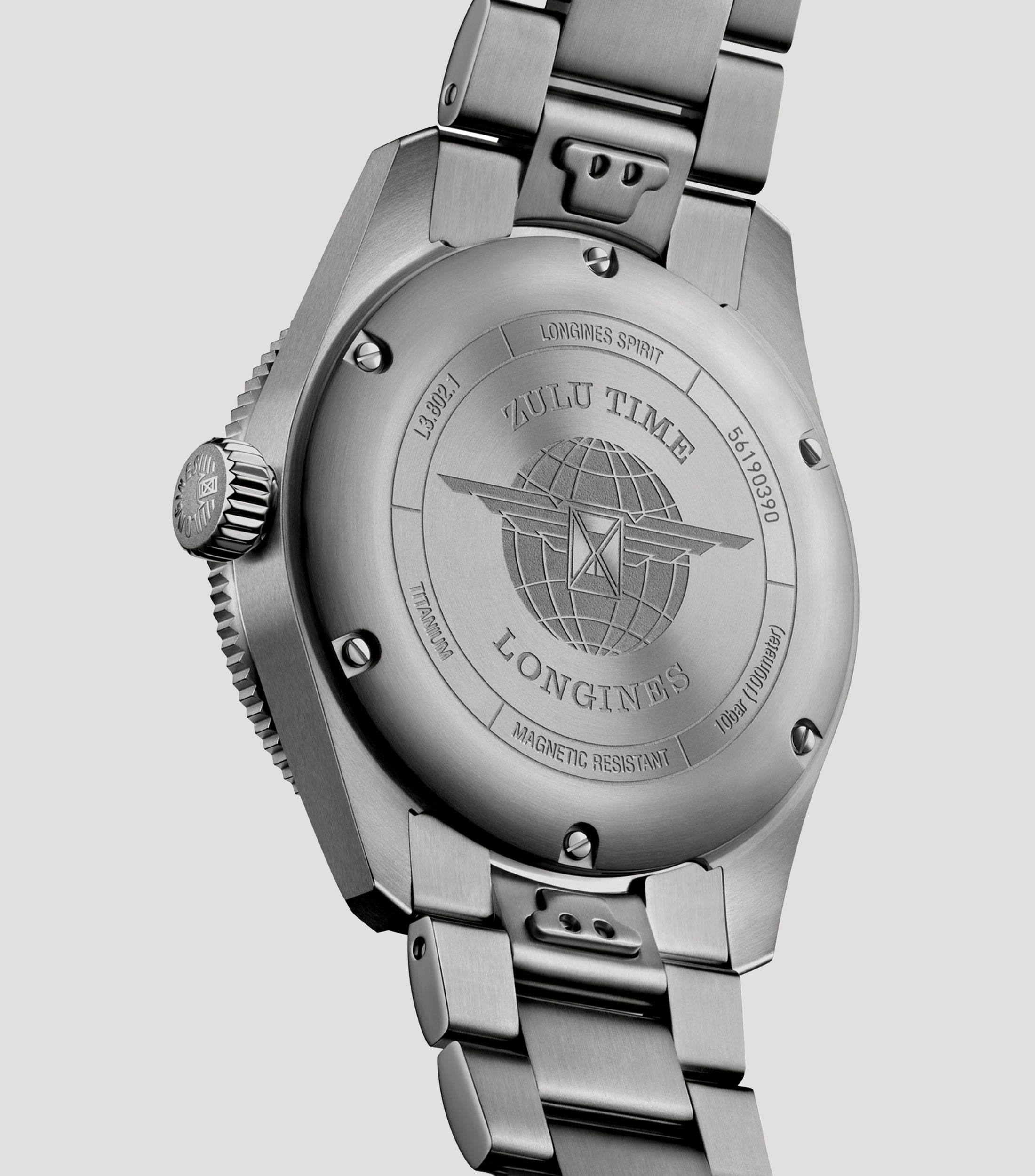Reloj para Hombre Spirit Zulu Time Titanium de Vestir, Negro