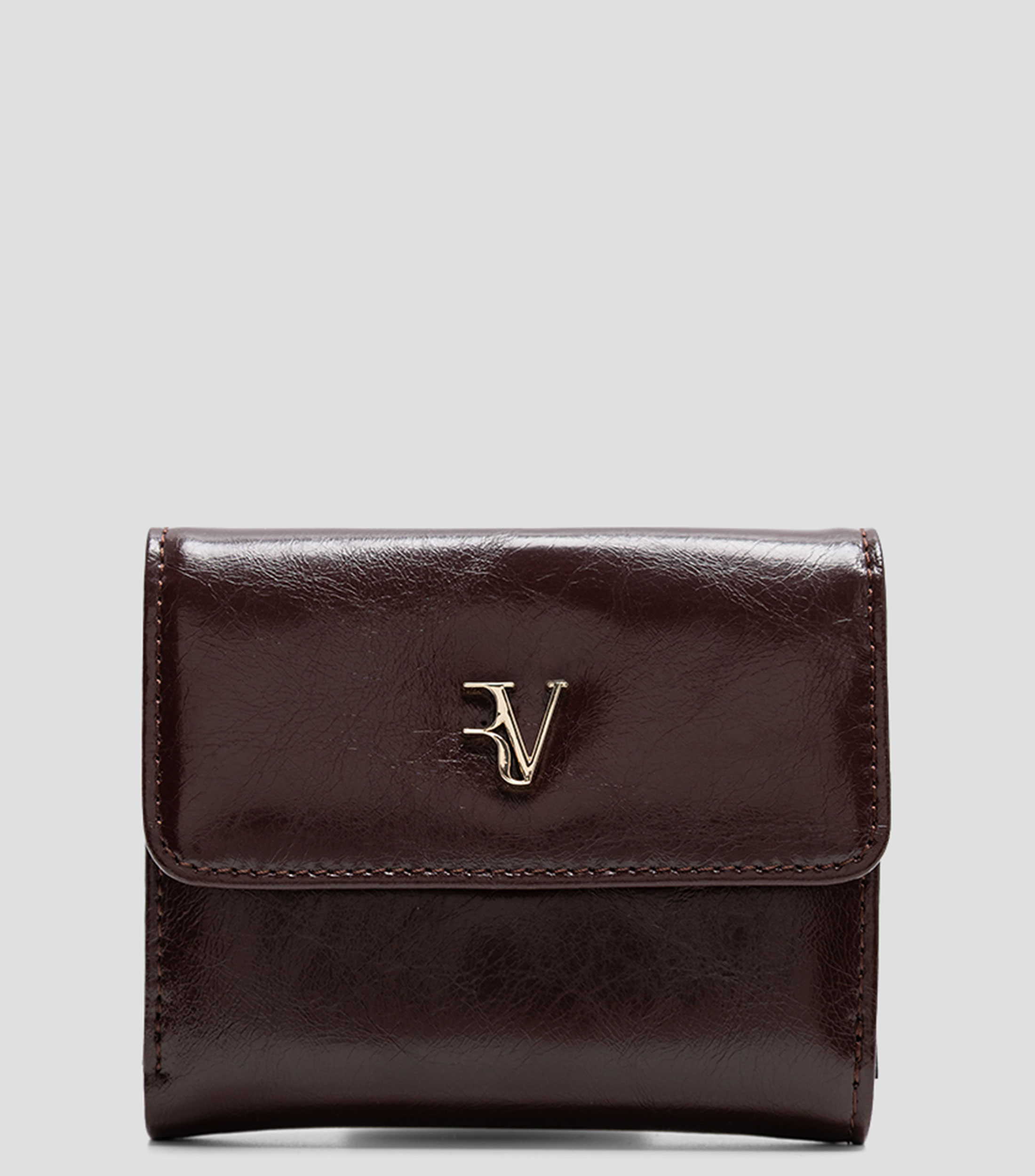 Cartera en piel lisa Mujer