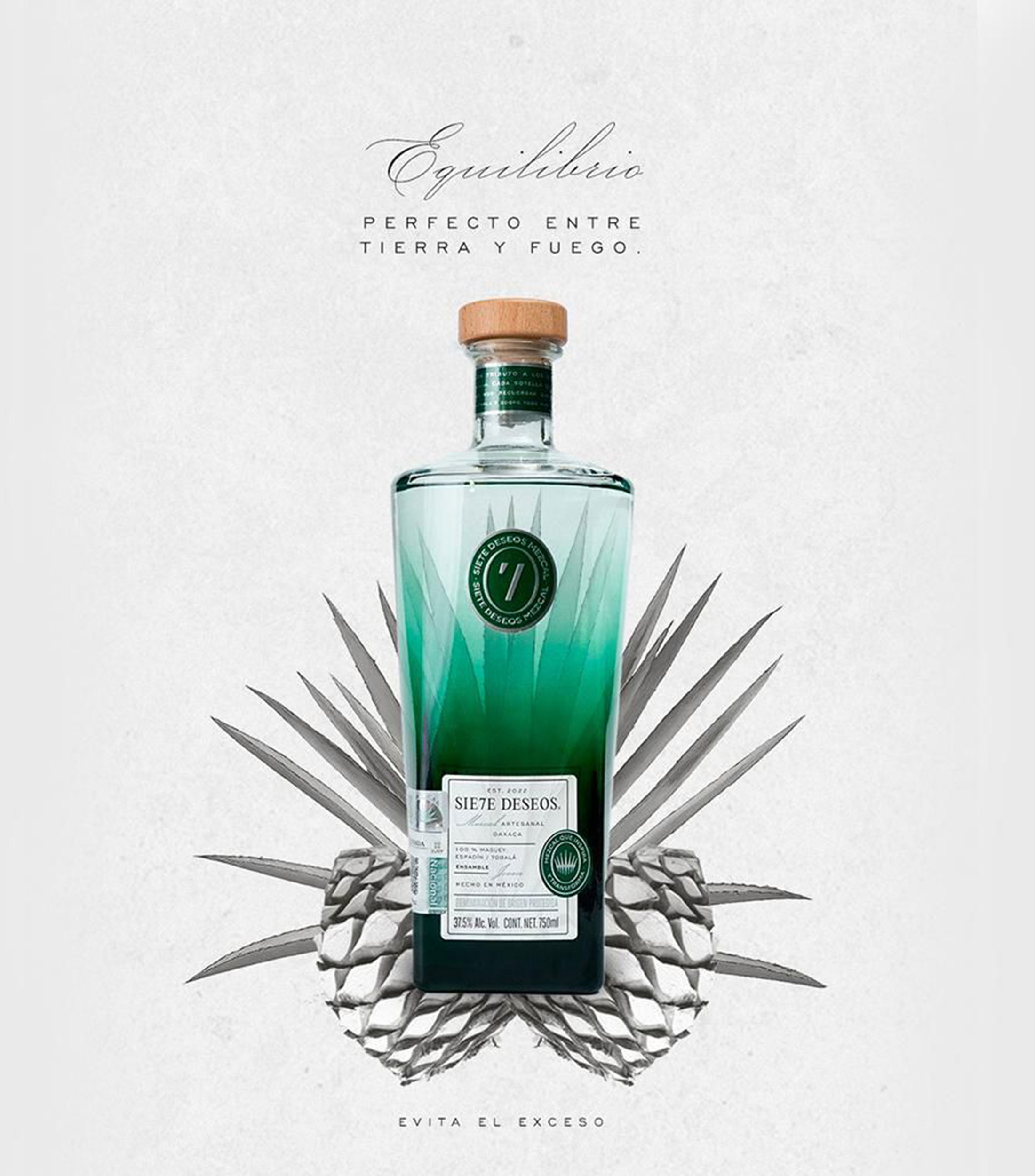 Mezcal 7 Deseos Ensamble, 750 ml