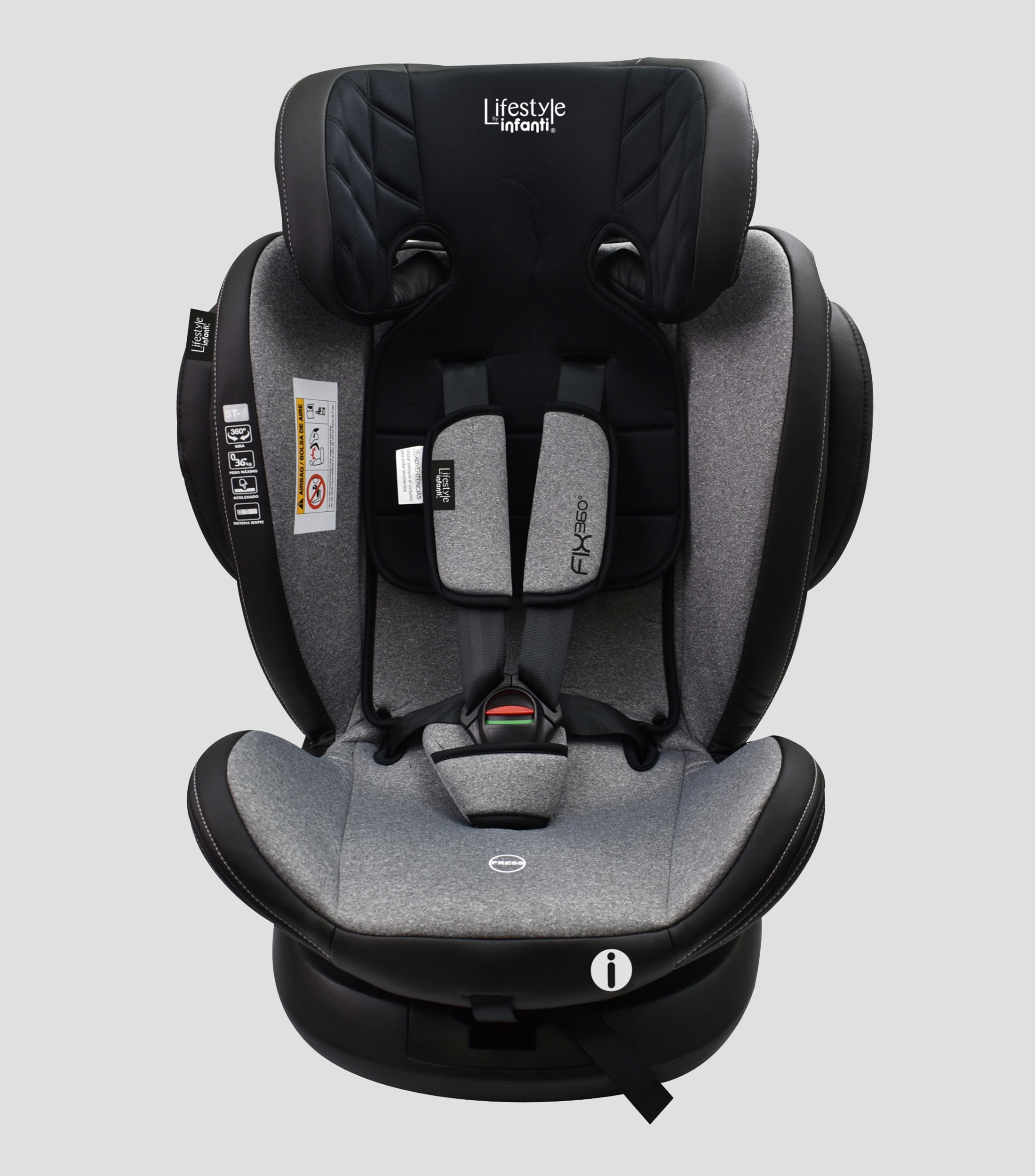 Autoasiento Fix Gris