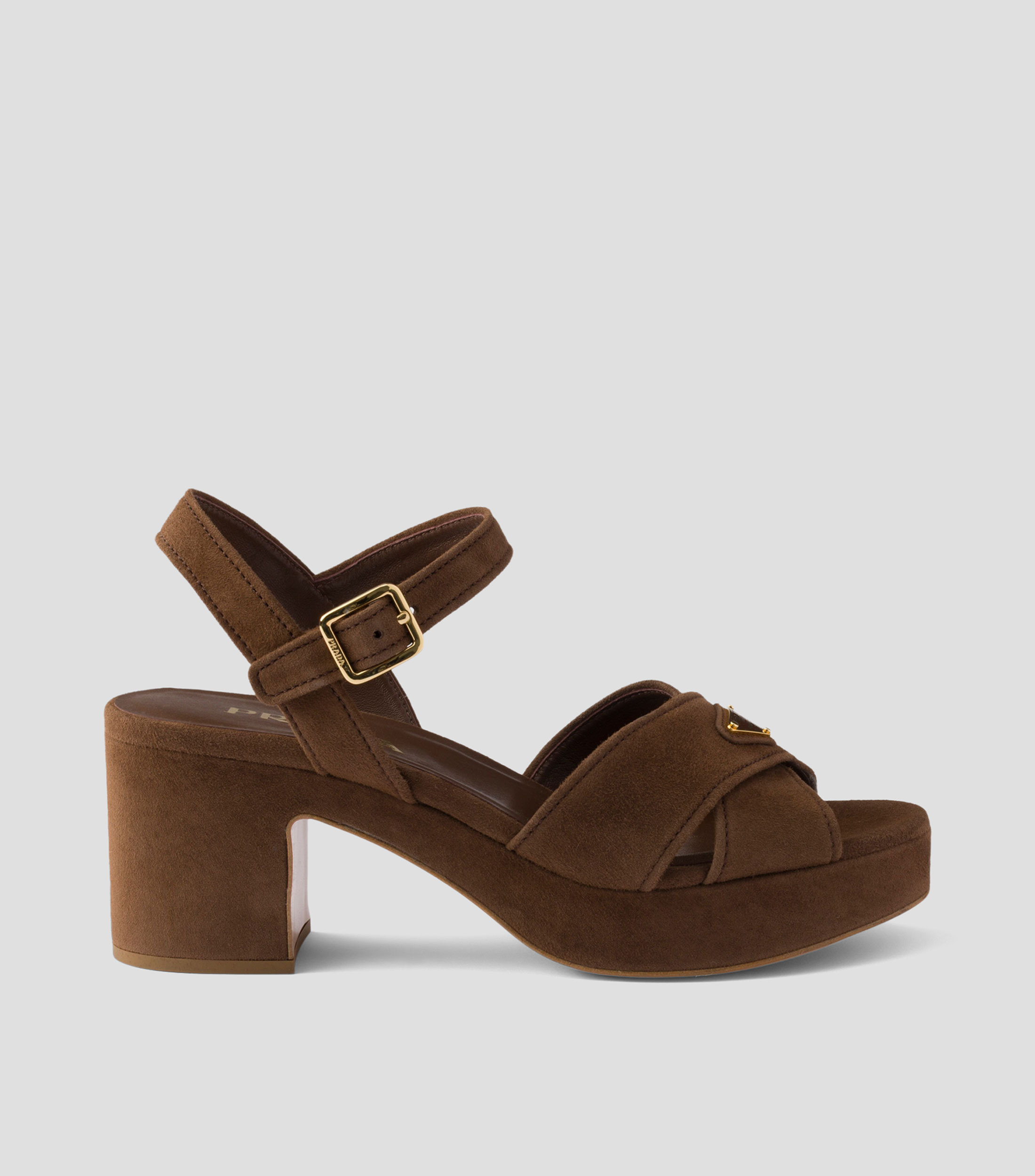 Sandalias con Tacón ancho Mujer