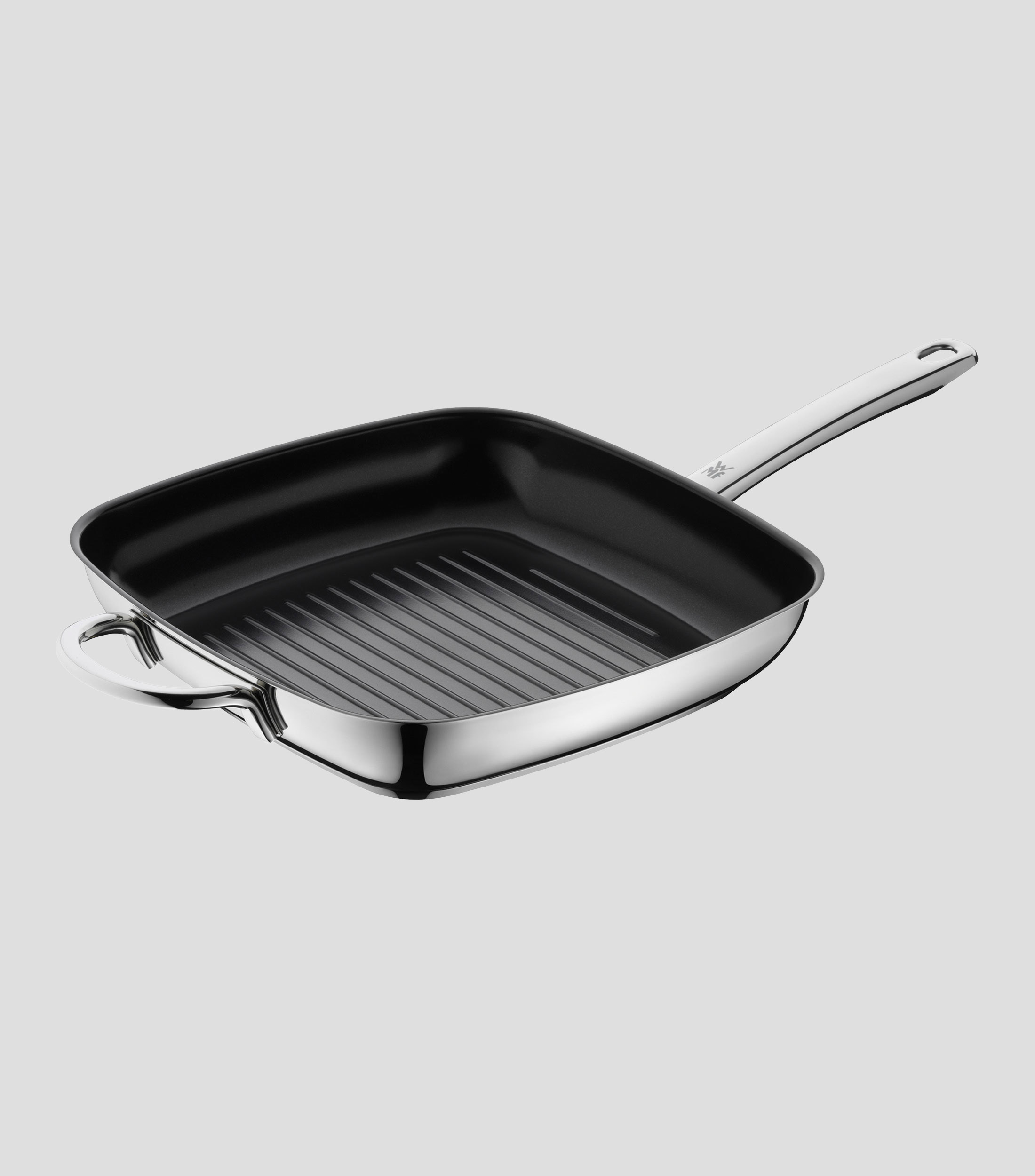 Sartén Grill cuadrado en Acero inoxidable cromargan 28 x 28 cm