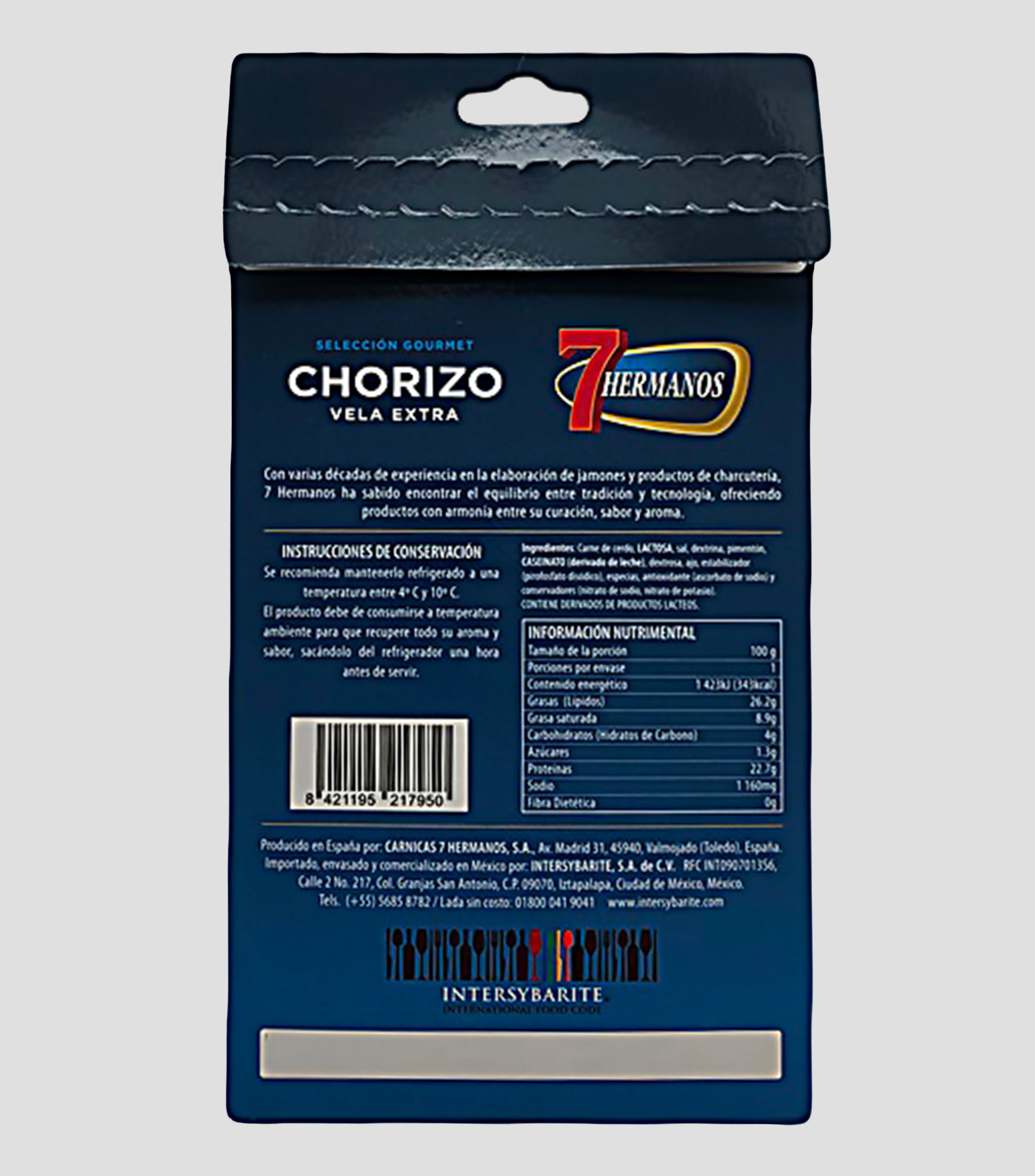 Chorizo Serrano Vela Extra, 100 g