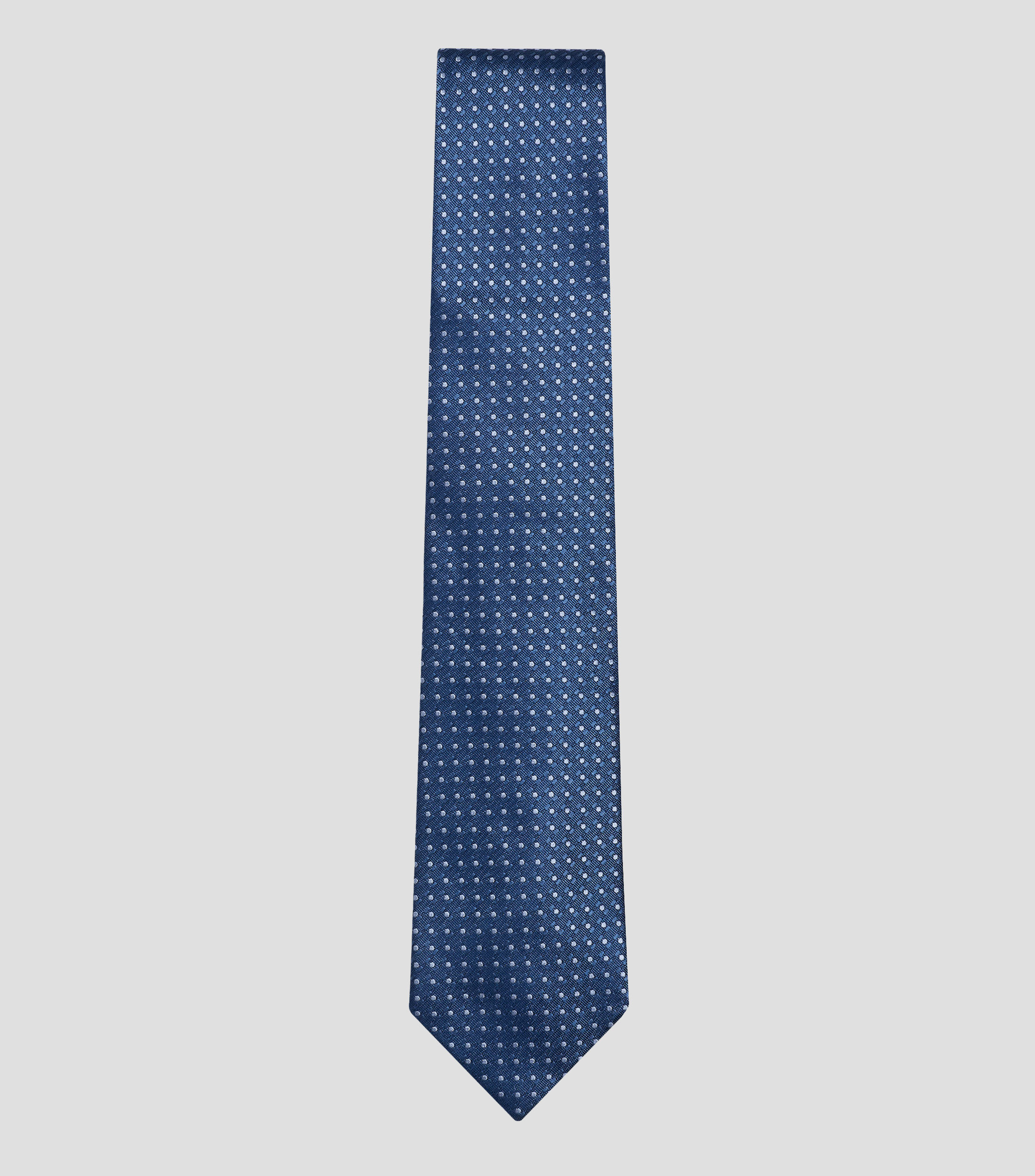 Corbata ancha de seda estampada