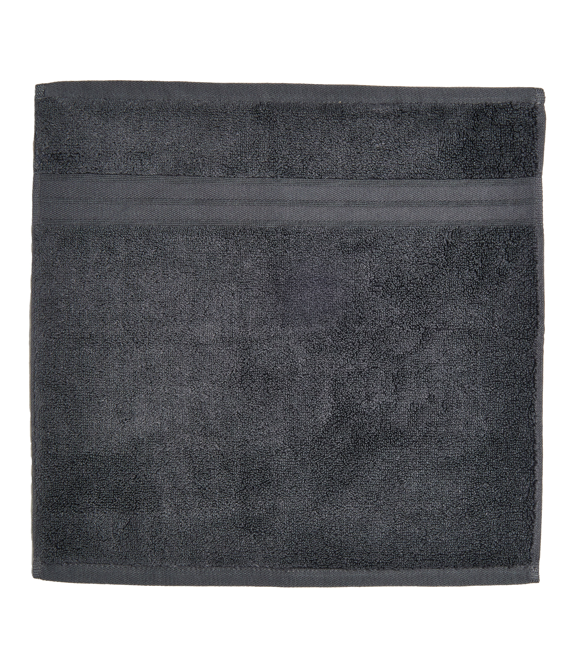 Toalla Facial Natural Loft Gris Oscuro