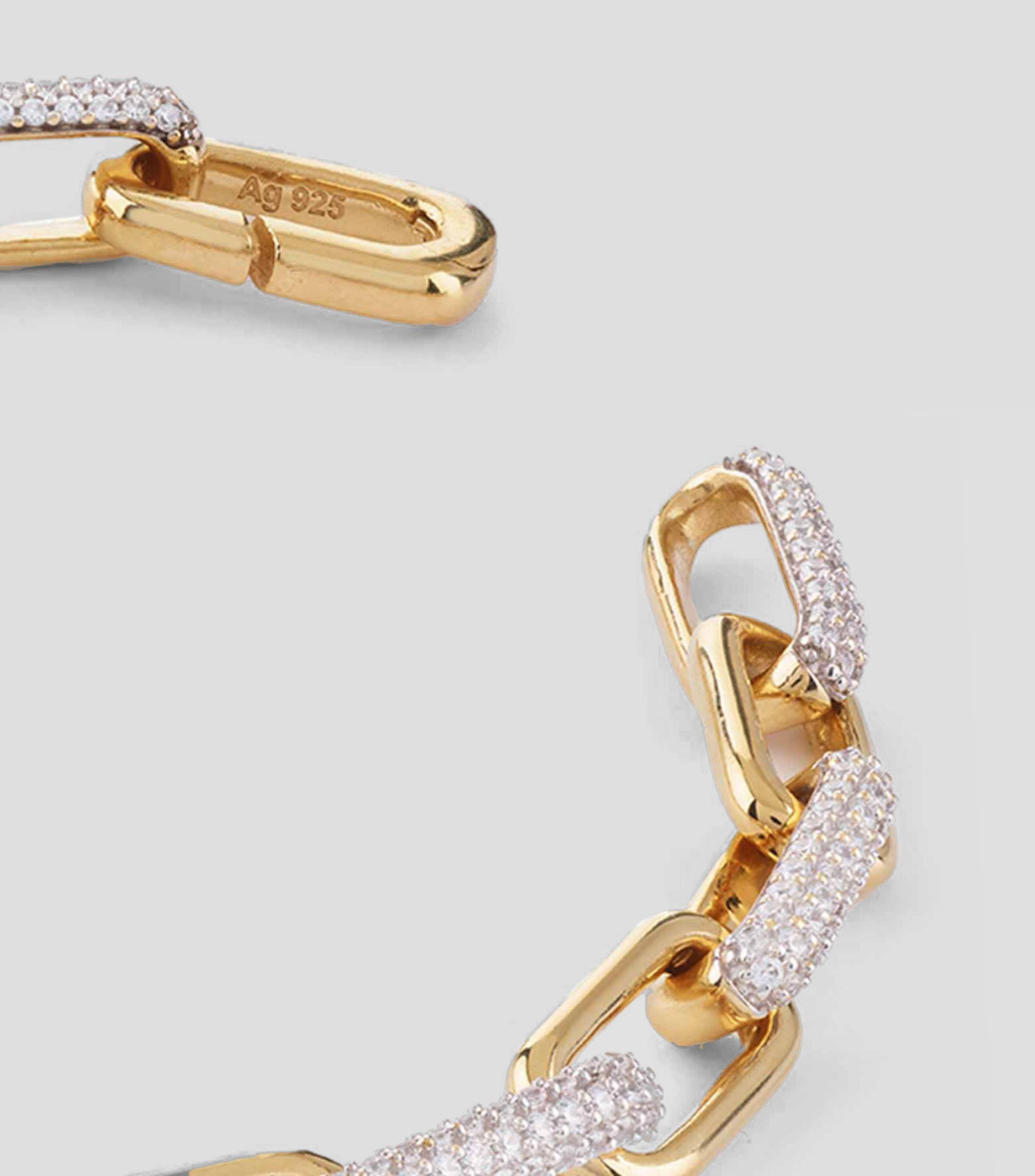Brazalete en Plata .925 con Eslabones Mujer