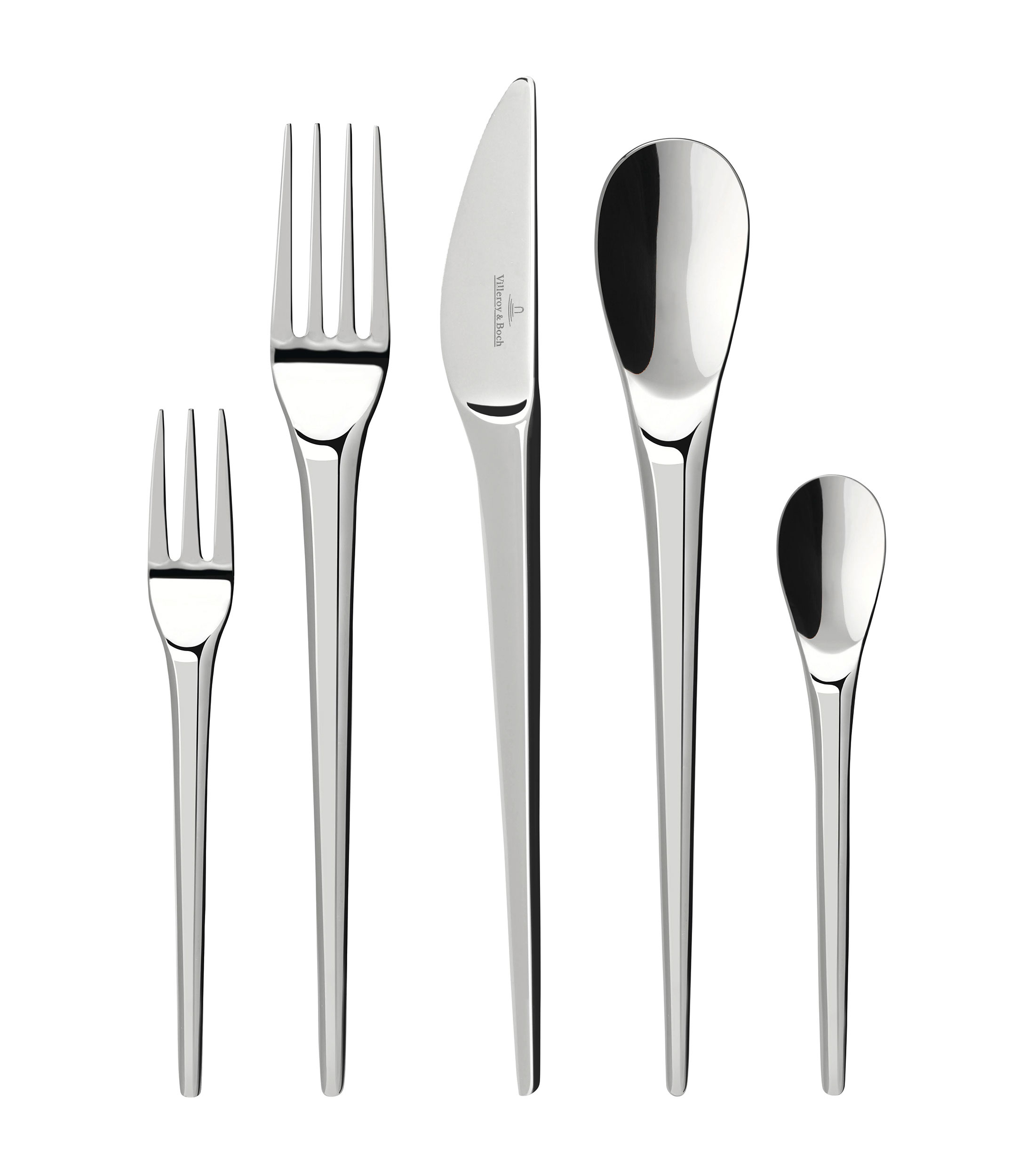 Set de Cubiertos 30 Piezas Newmoon Acero Inoxidable