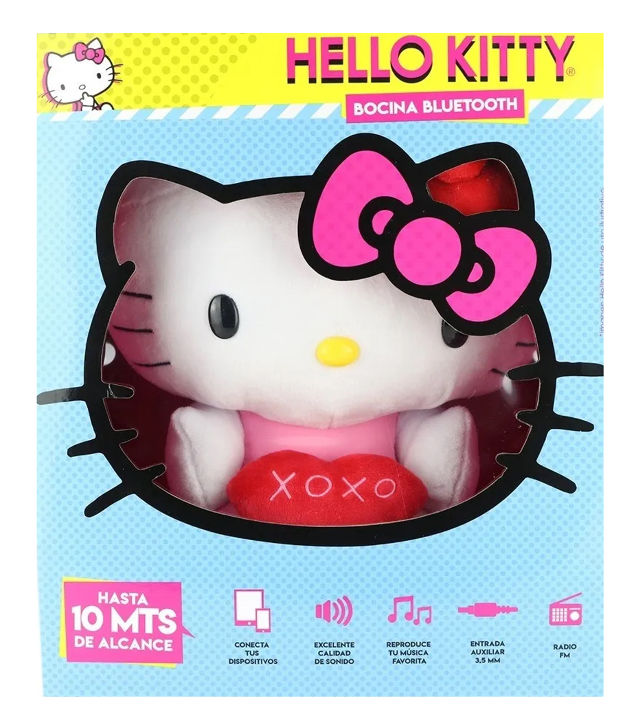 Techzone Bocina Portátil Inalámbrica Bluetooth Hello Kitty, Blanca - El  Palacio de Hierro