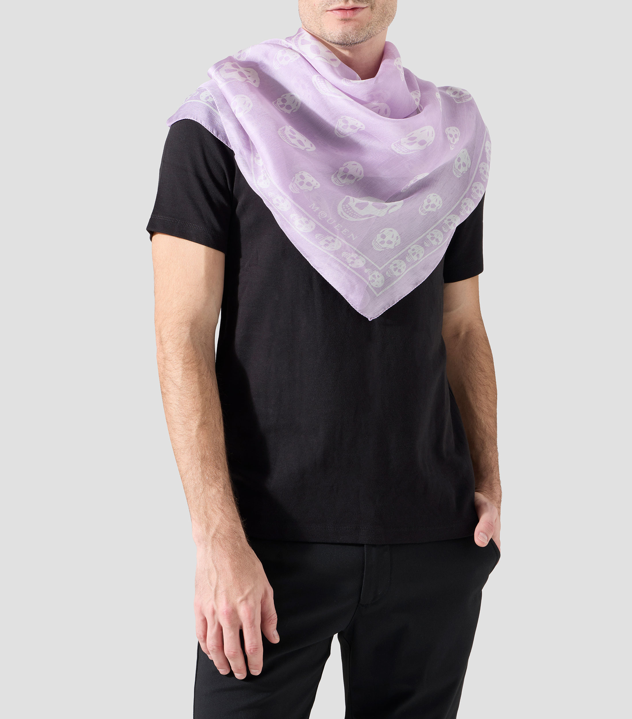 Mascada estampada Hombre