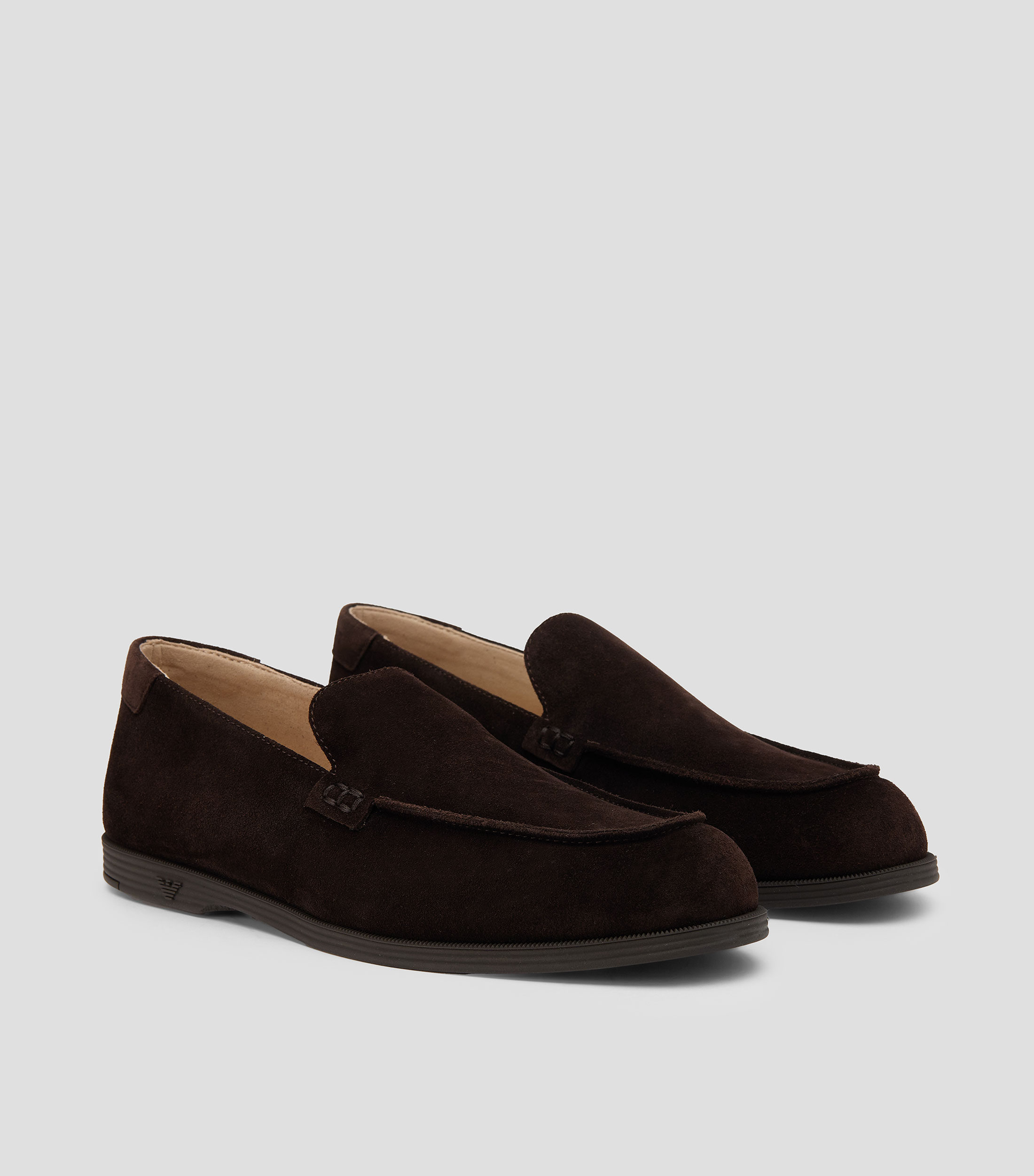 Mocasines en piel lisos Hombre