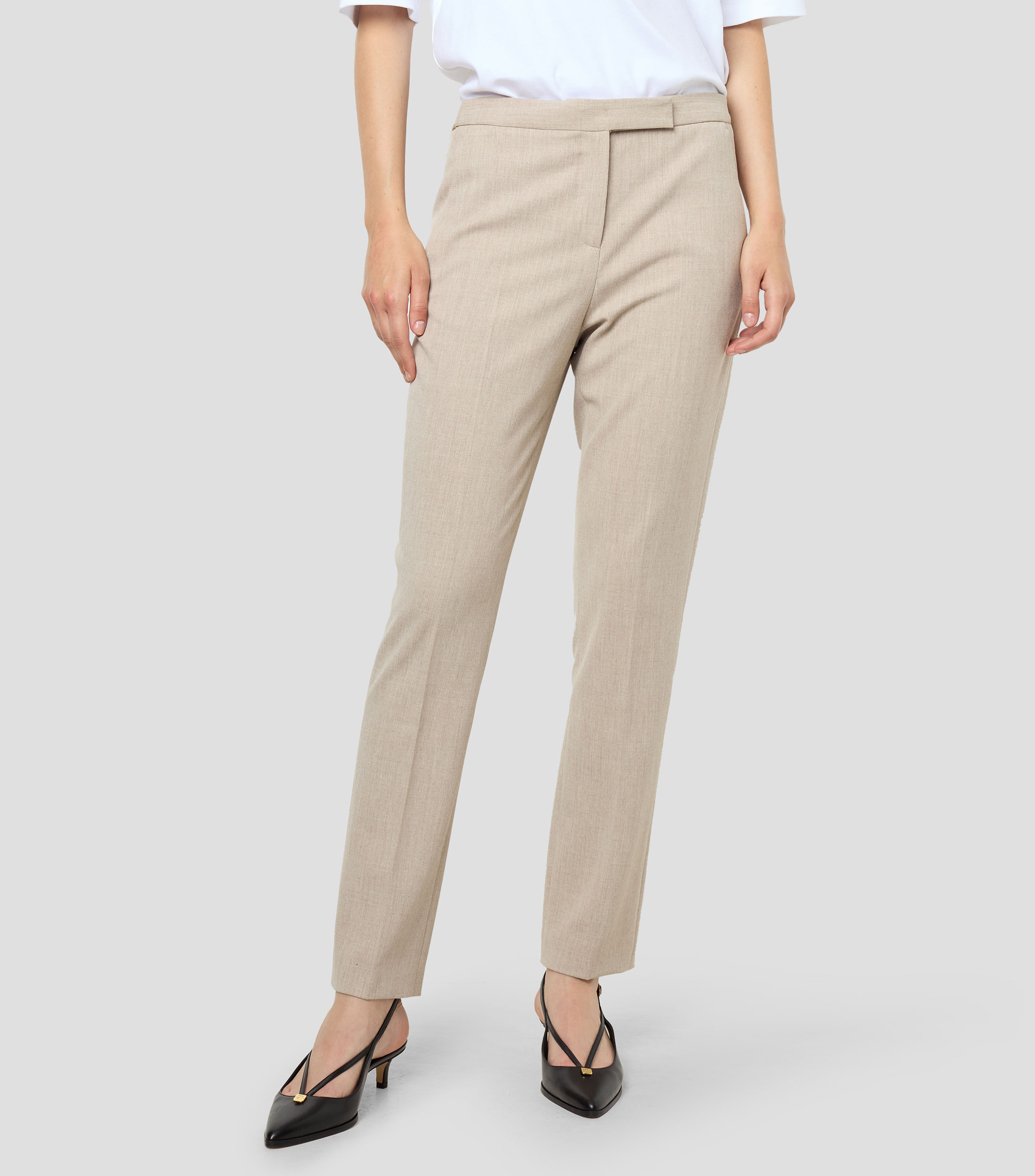 Pantalon Habillé Gérard Darel Beige - Taille 42 - Polyester/élasthanne - Occasion Très Bon état