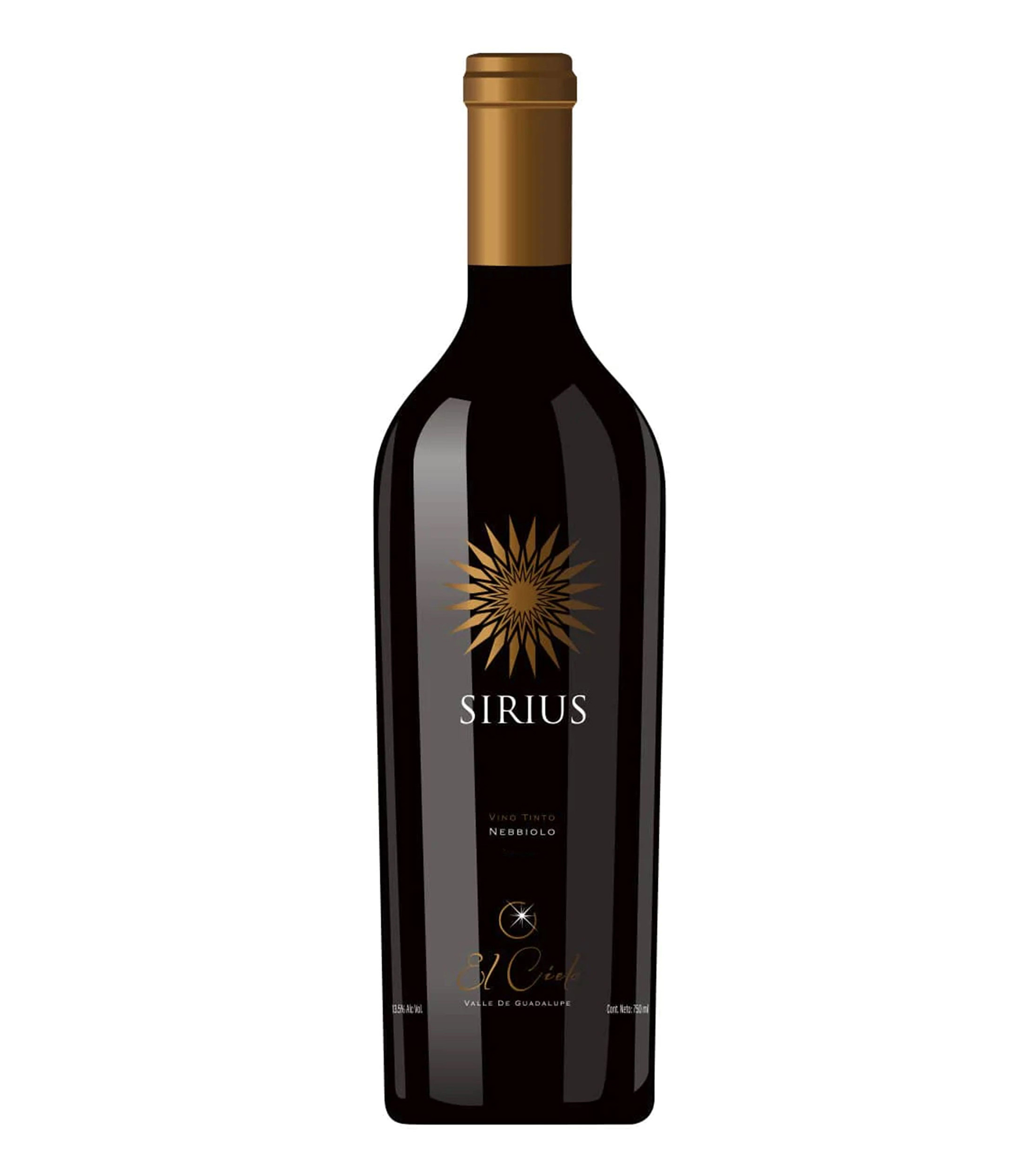 Vino Tinto Nebbiolo Sirius, 750 ml