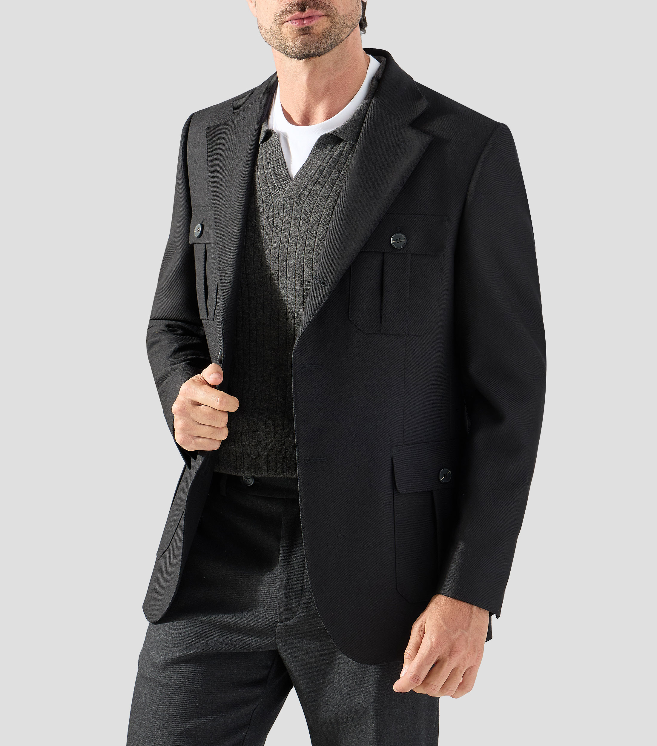 Saco liso Hombre
