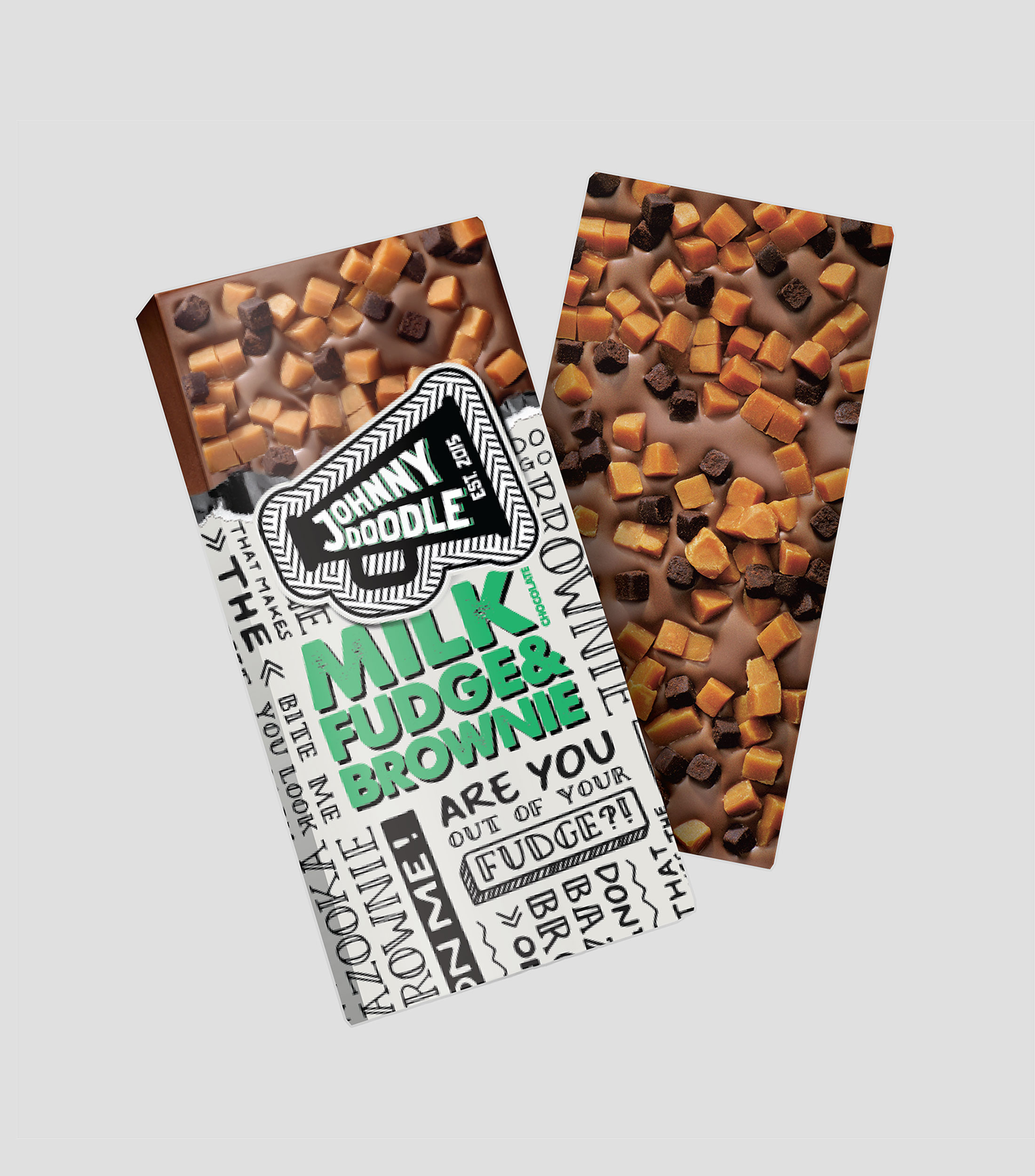 Chocolate Milk Fudge & Brownie, 150 gr