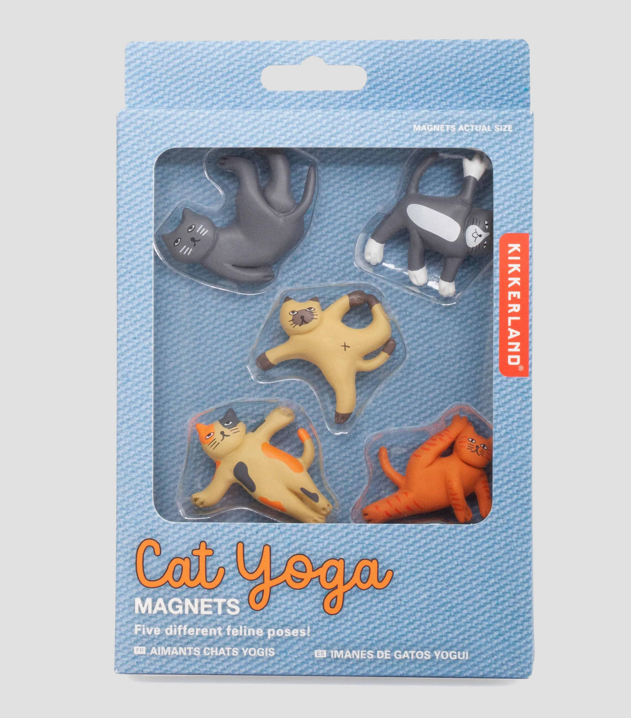 Set 5 magnetos - Gatitos Yoga