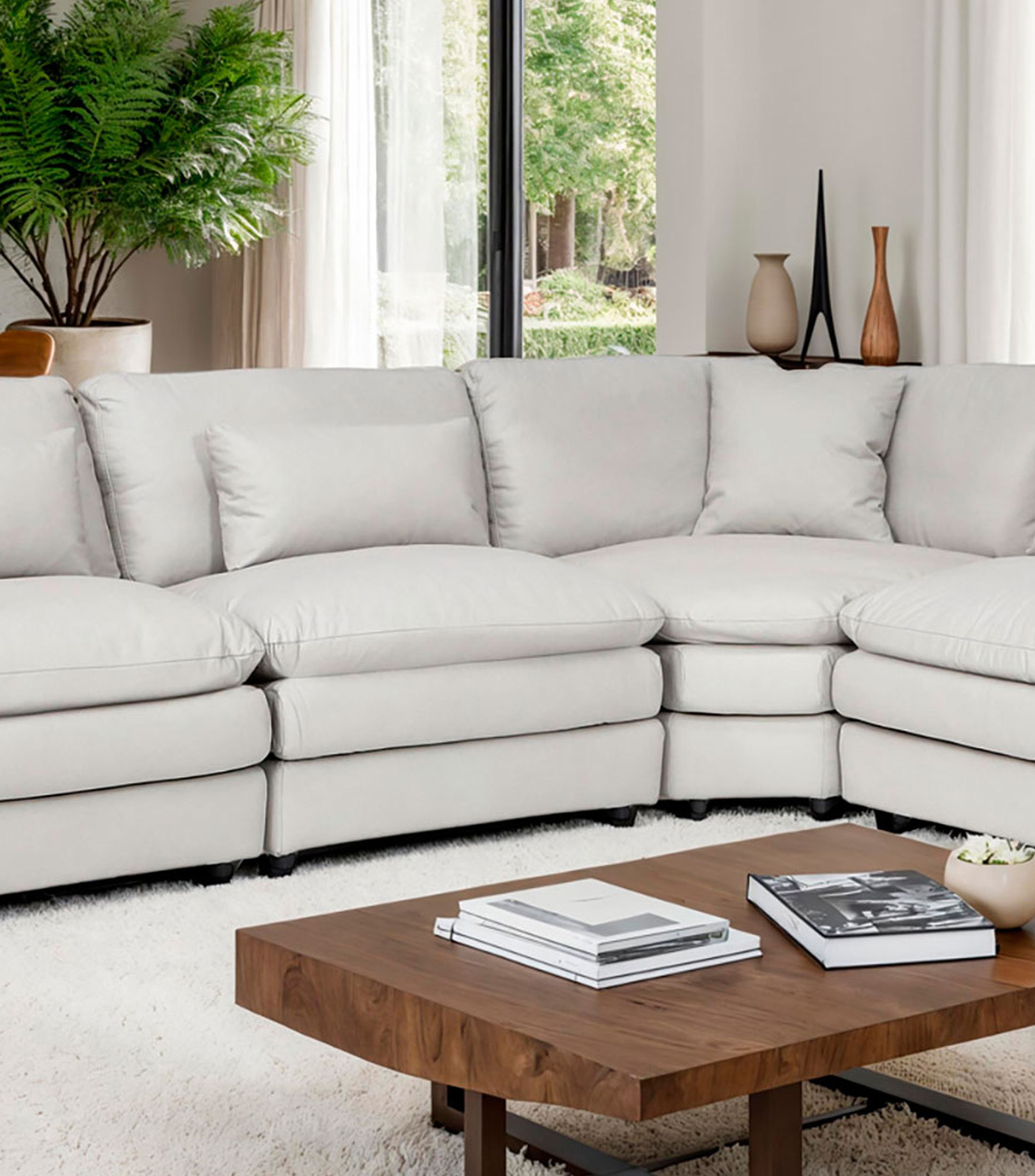 Sillón íntimo Namur en piel