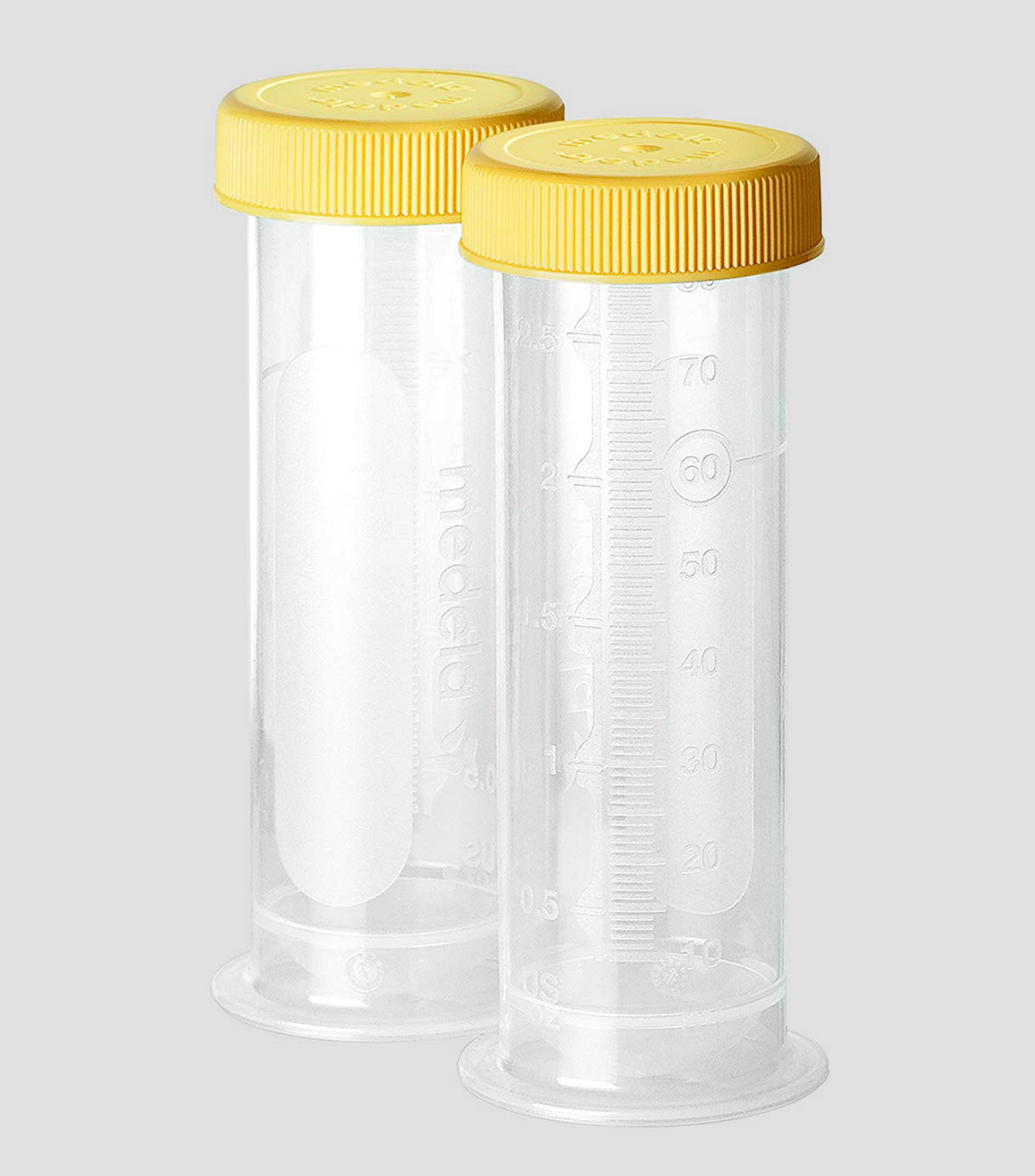 Set 12 botellas de almacenamiento y congelacion para Leche Materna de 80 ml