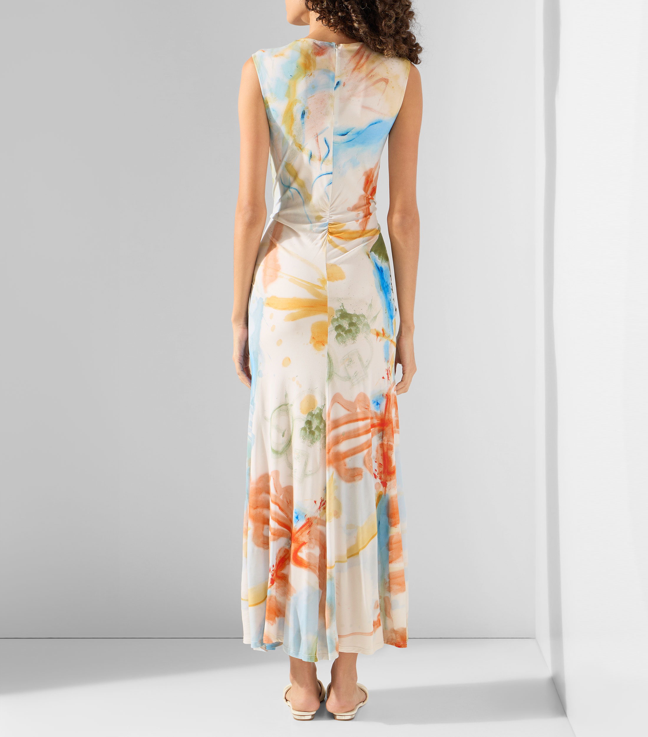 Vestido maxi estampado Lana Mujer