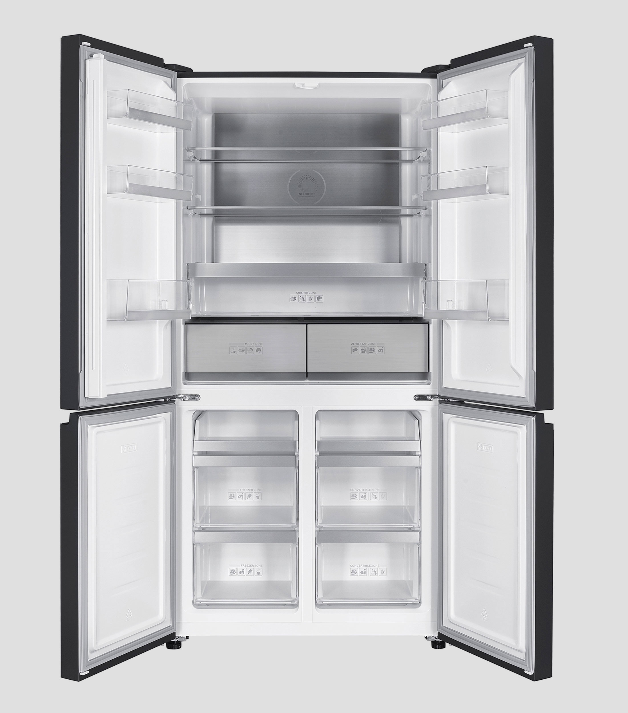 Refrigerador 4 Door 19 p3 RMF 77960 GBK MX Negro
