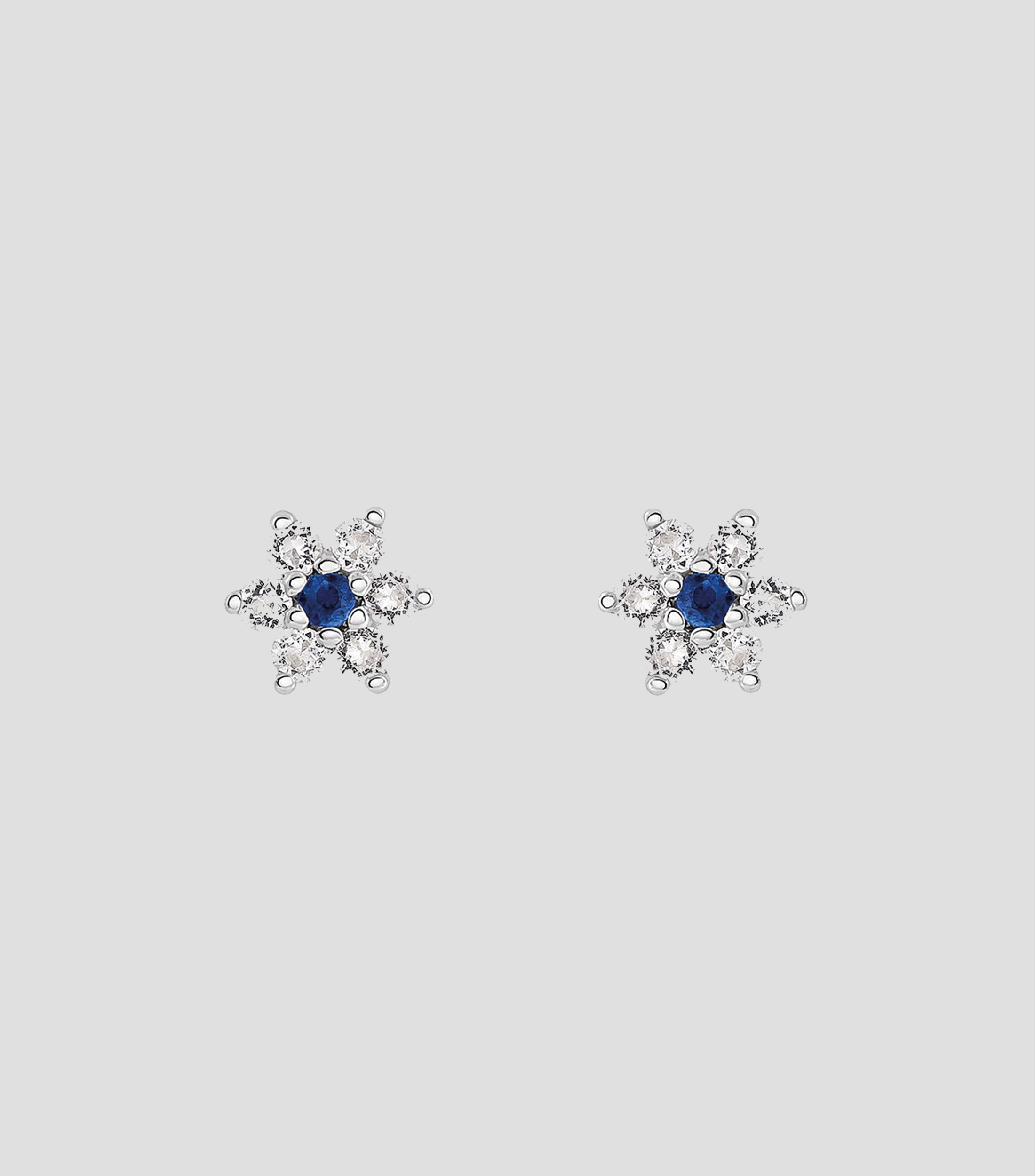 Aretes en Plata .925 con gemas Mujer
