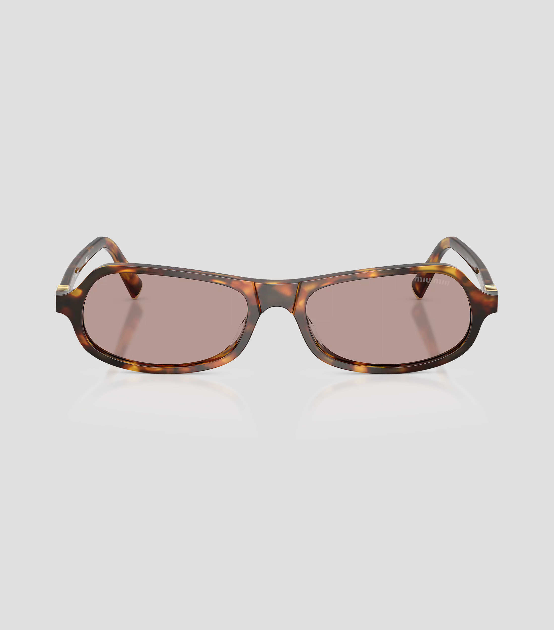 Lentes de sol irregulares carey Mujer