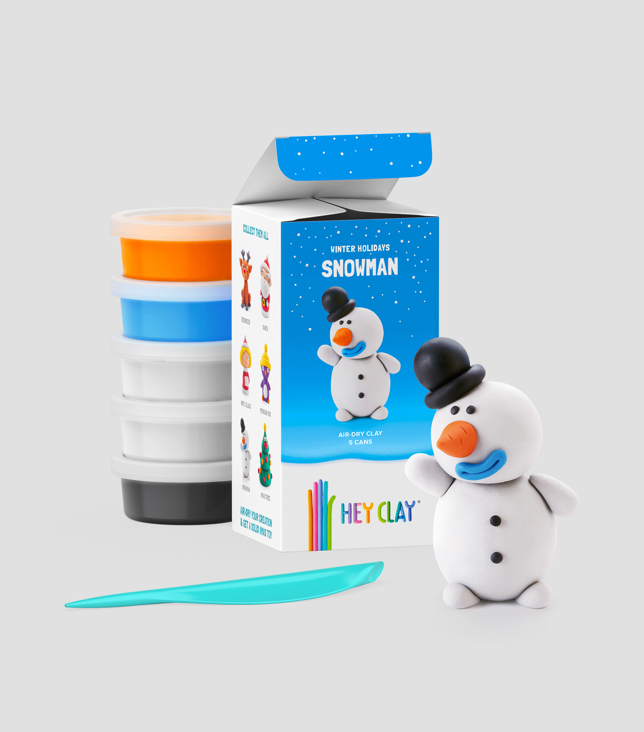 Playset de arcilla Series Seasonal, Snowman