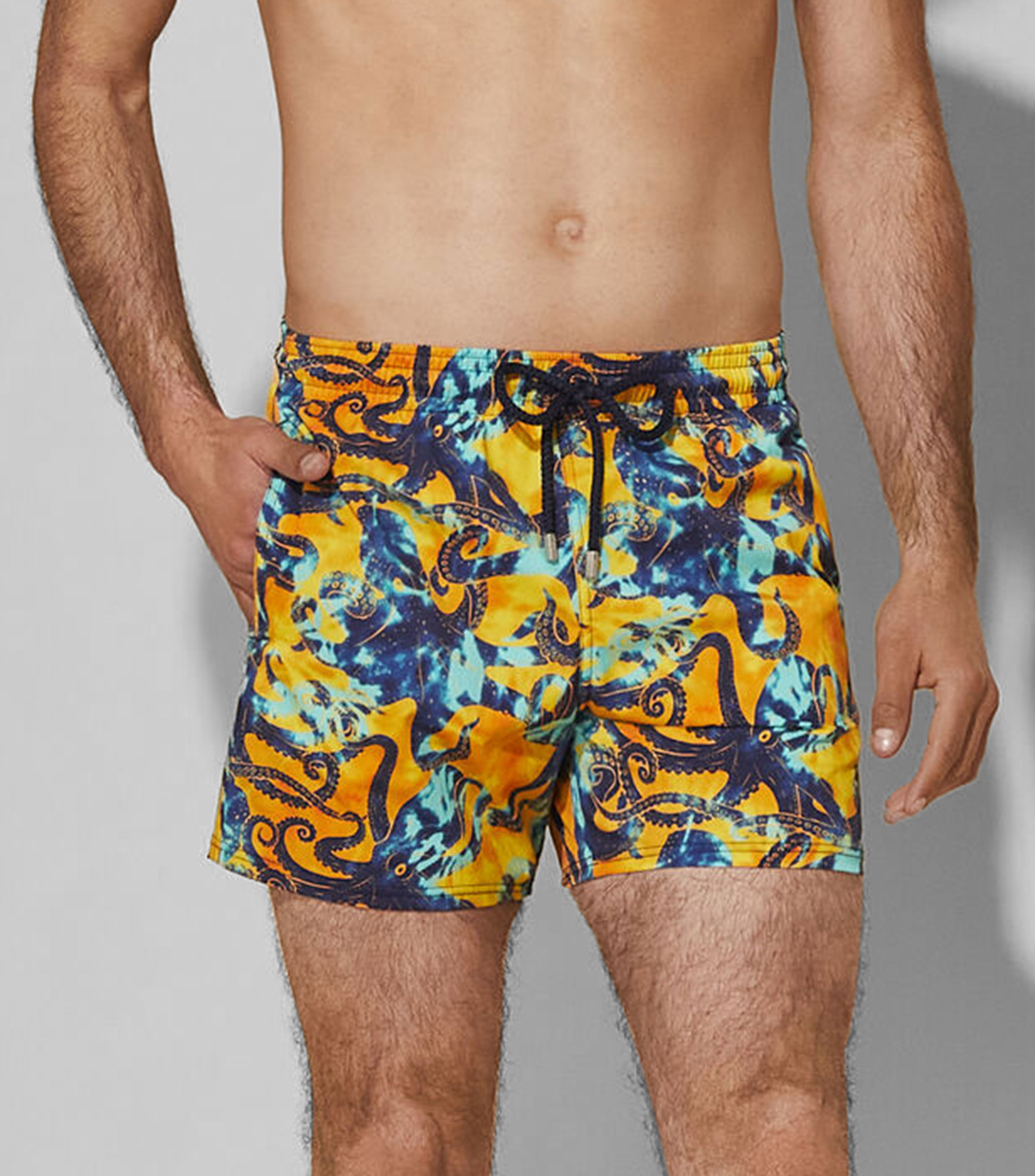 Traje de Baño con estampado de pulpos y tie-dye Hombre