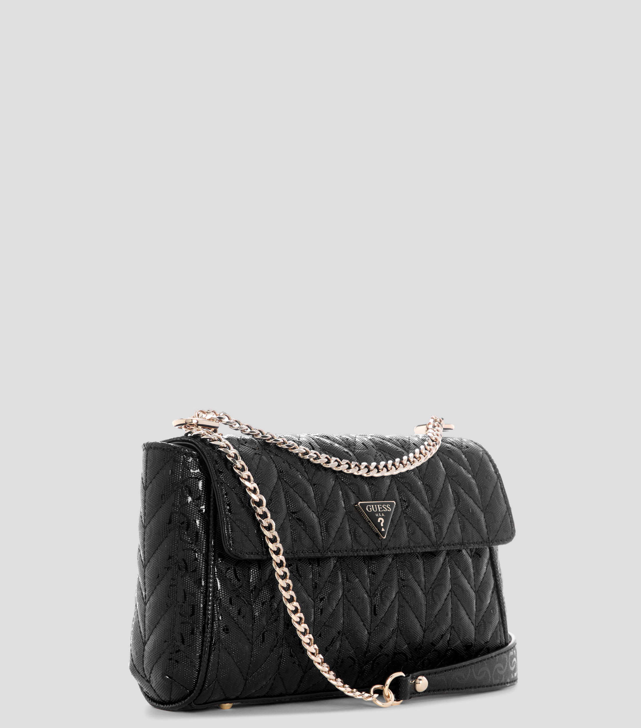 Bolsa crossbody estampado con monograma Mujer