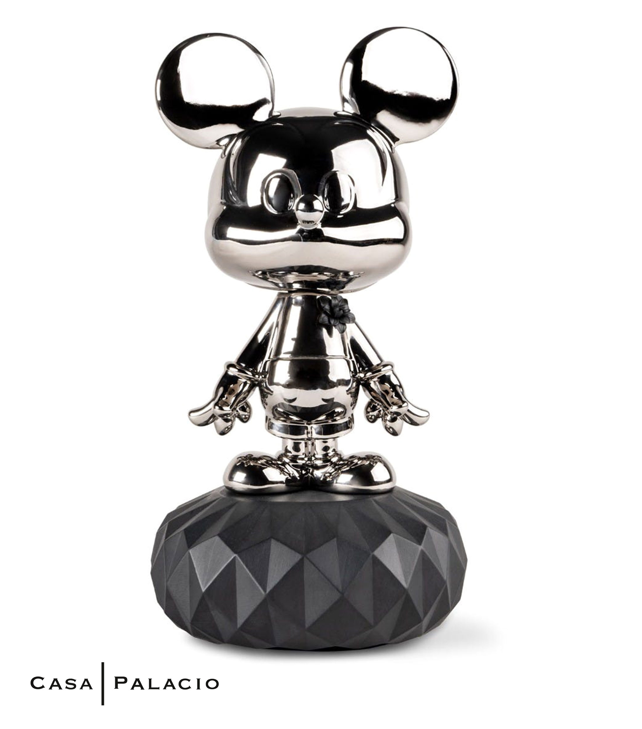 Escultura Mickey Mouse Platinum en Porcelana