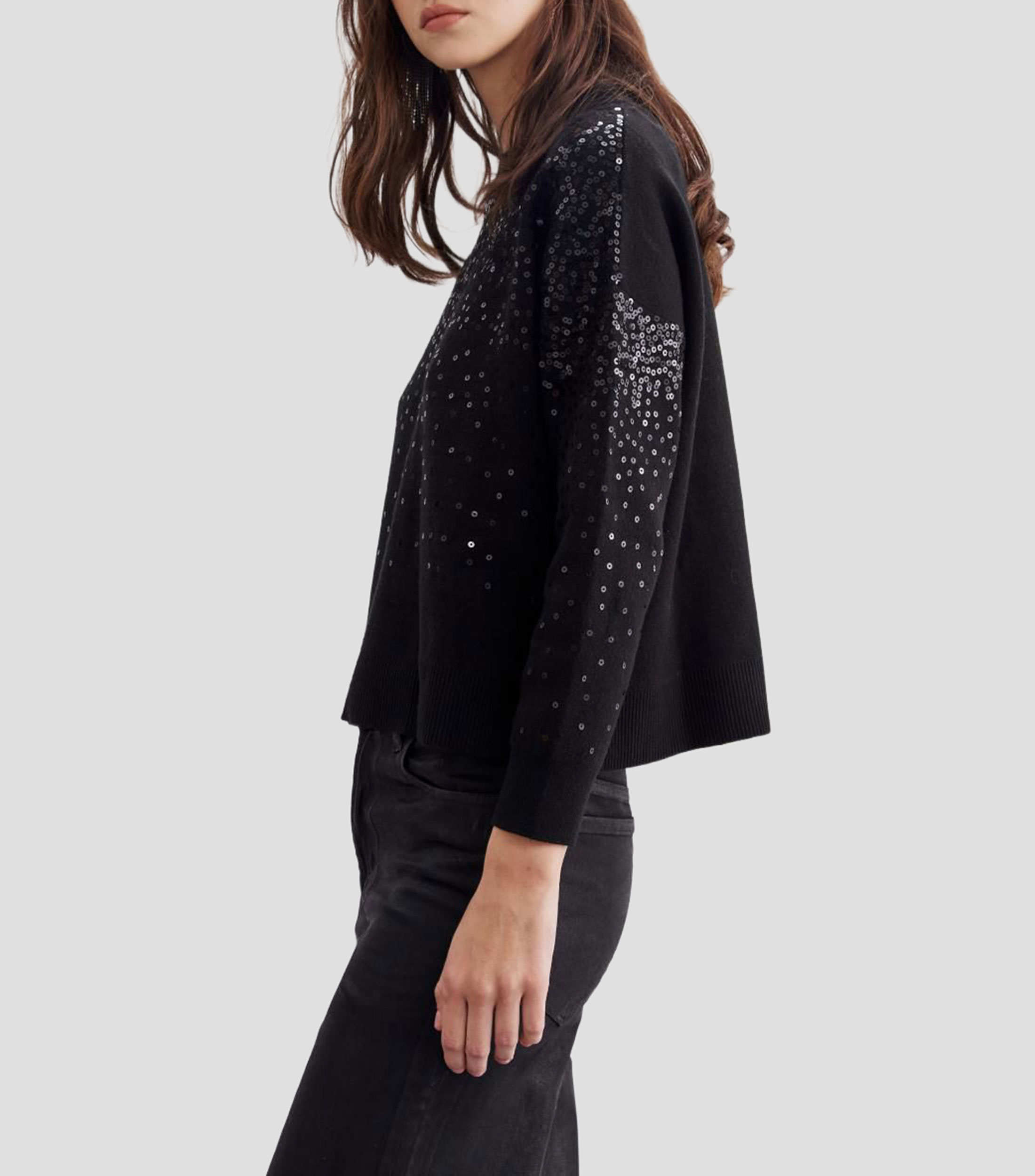 Suéter cuello redondo Mujer