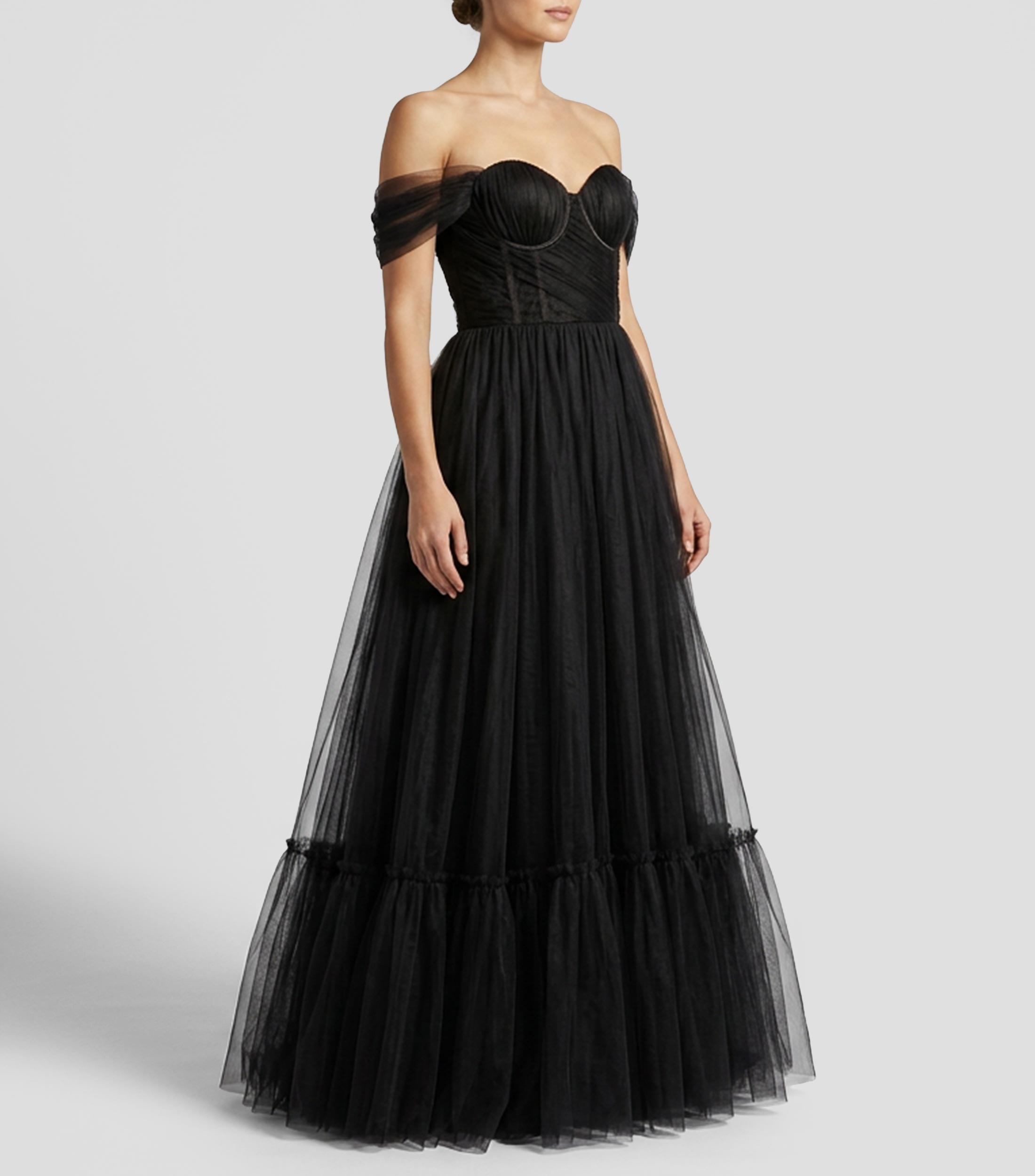 Vestido midi liso Mujer