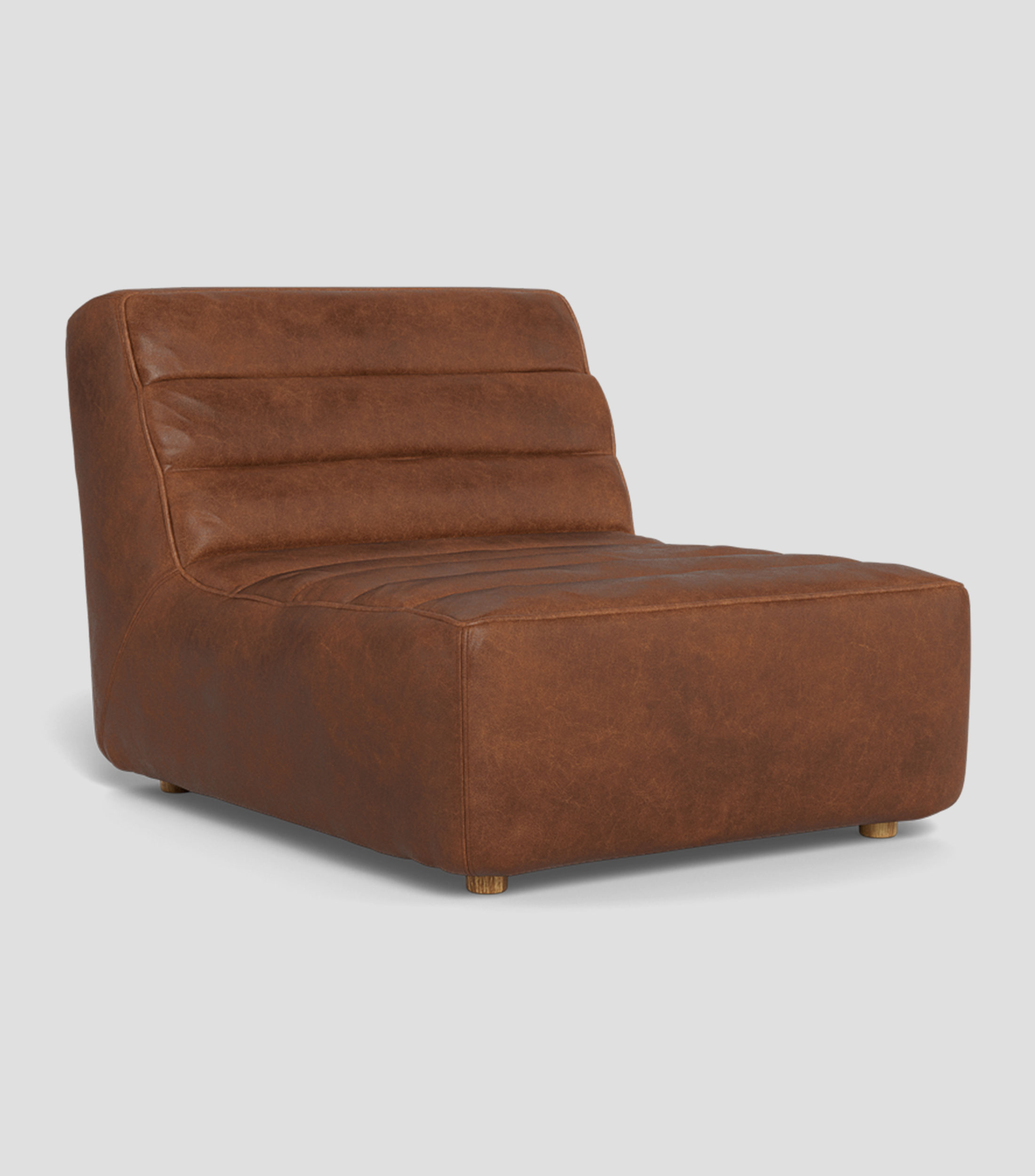 Sillón Shabby en cuero