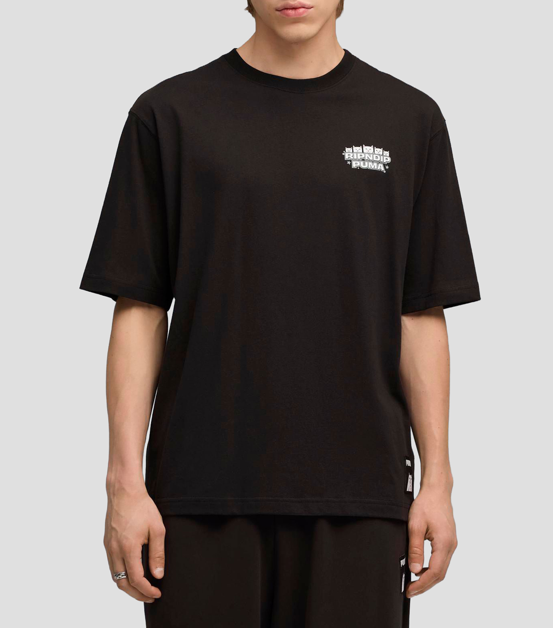 Playera cuello redondo manga corta lisa Hombre