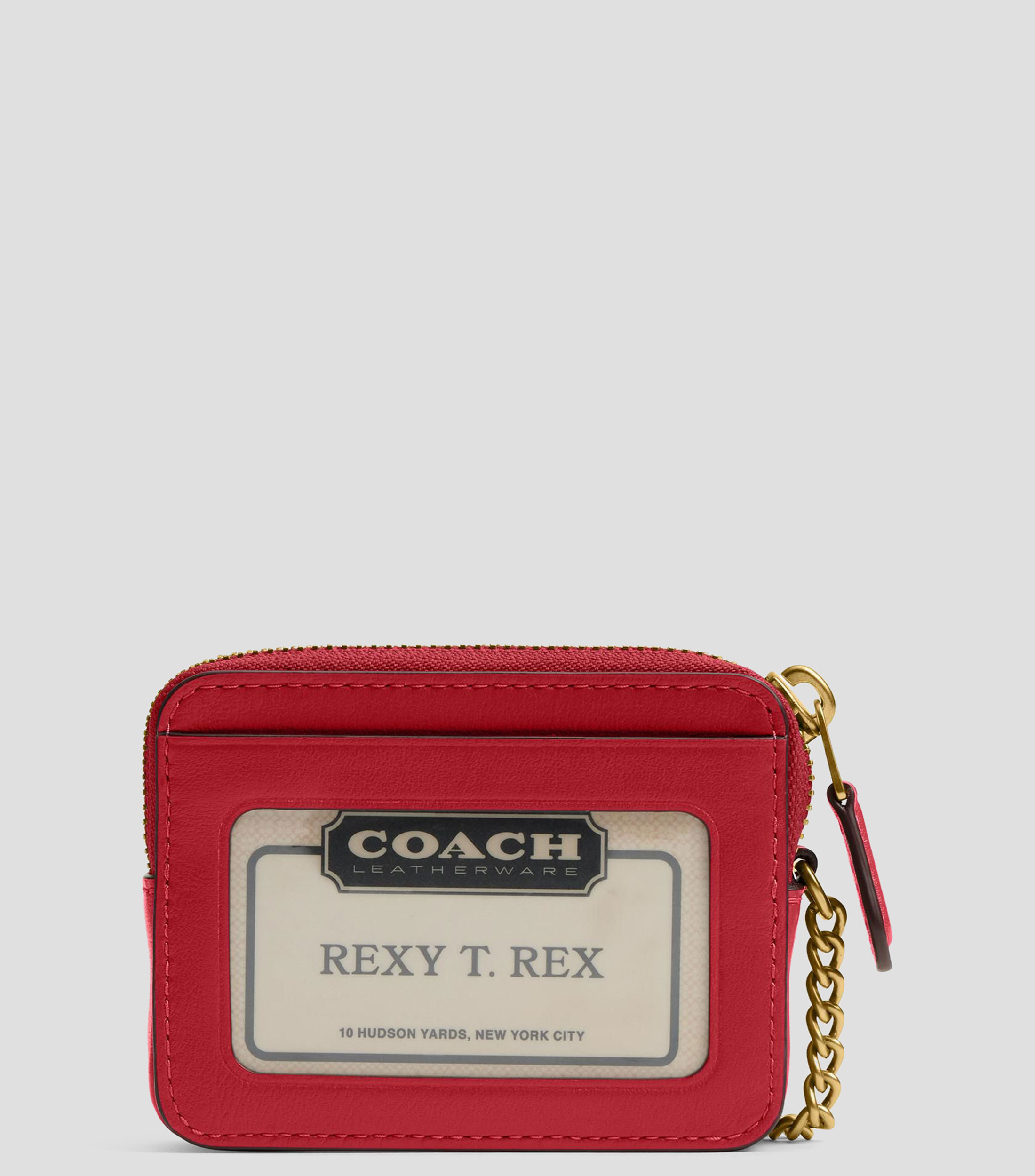 Cartera en piel lisa Mujer