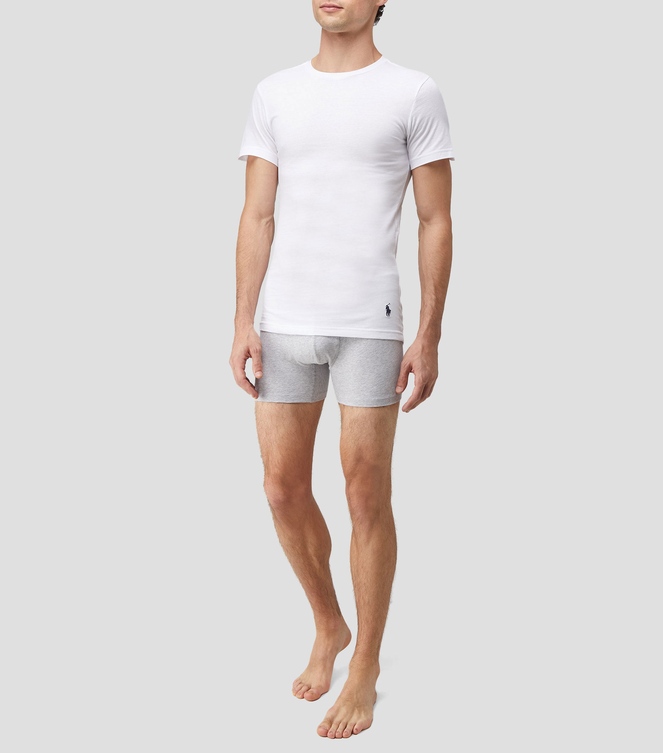 Set de 3 playeras cuello redondo manga corta Hombre