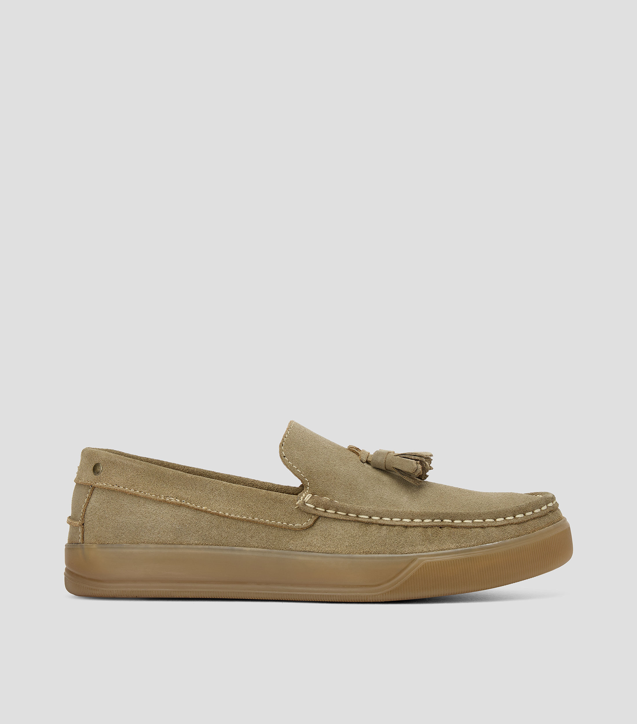Mocasines en piel Hombre