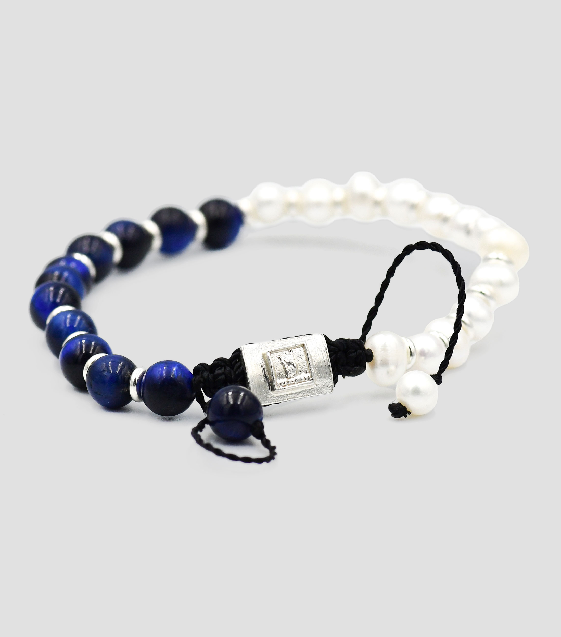 Pulsera en Plata .925 Perlas Unisex