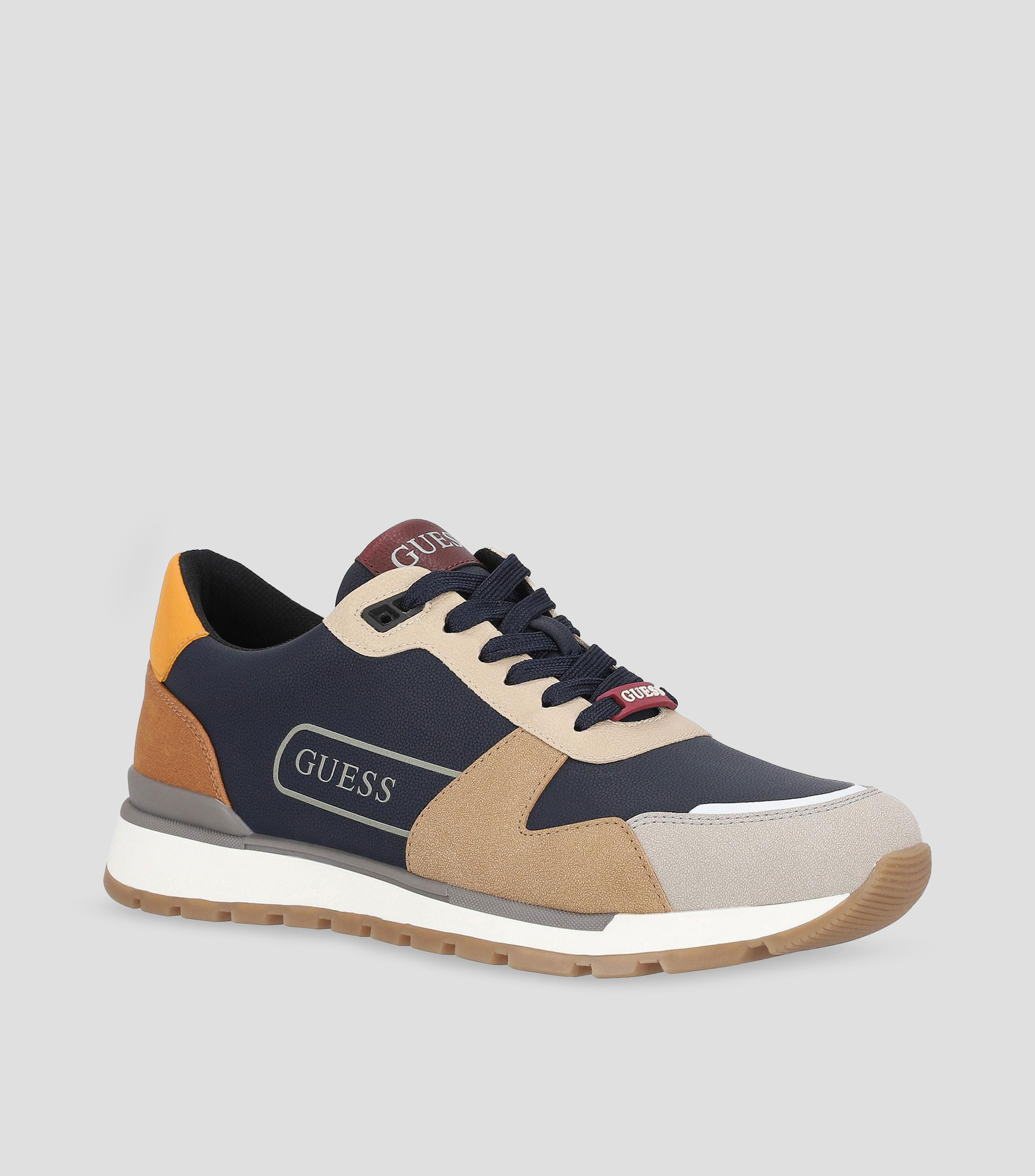 Tenis casuales con logotipo Hombre