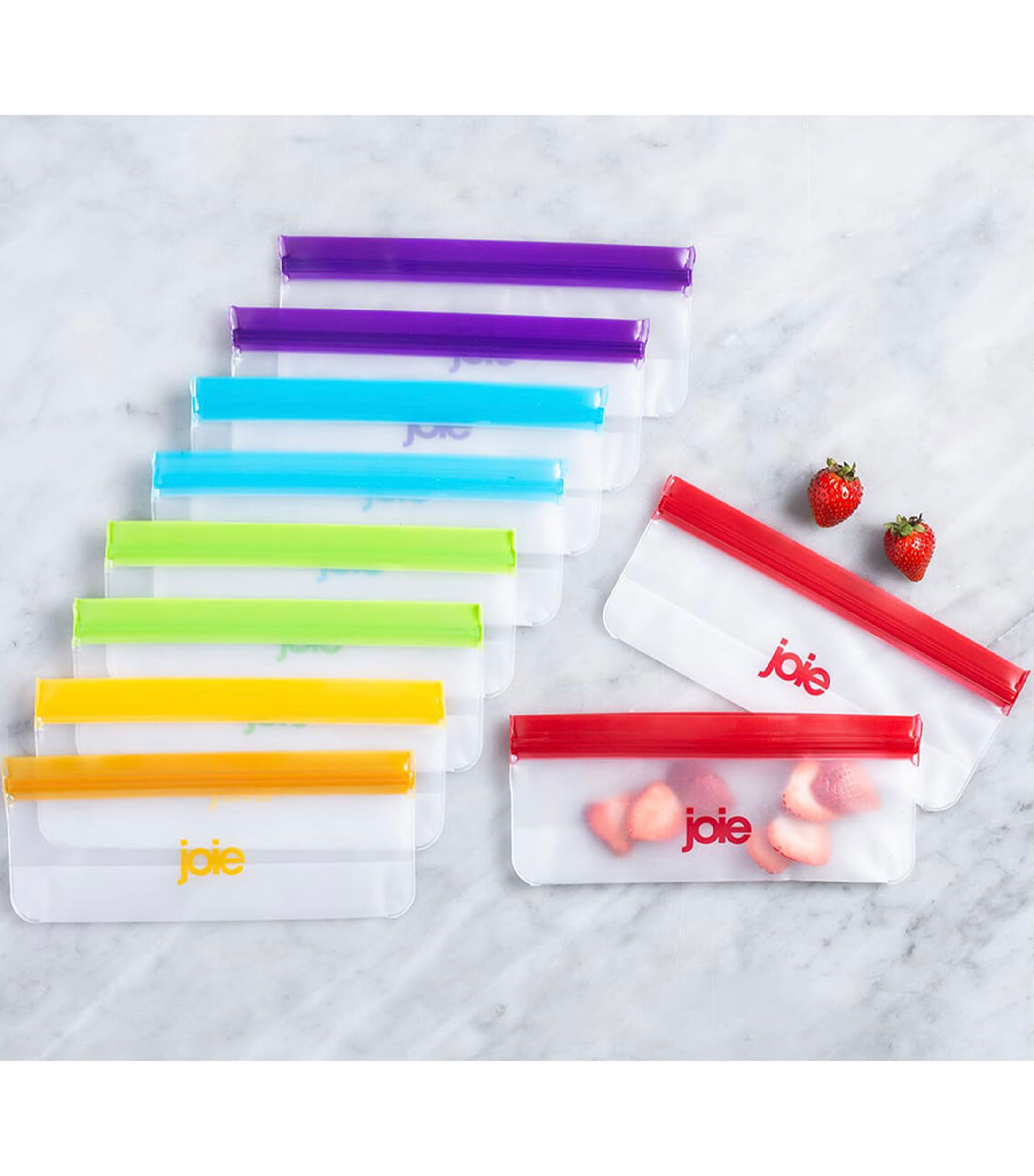 Set de 10 bolsas reusables Multicolor
